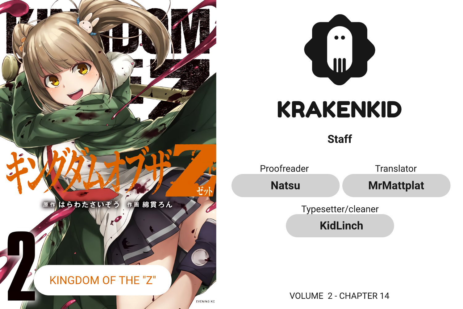 Kingdom Of The "Z" - Vol.2 Chapter 14: Recovery (2)