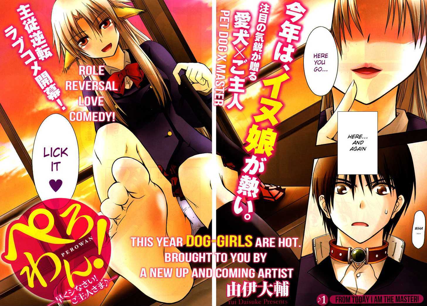 Perowan! - Hayaku Shinasai! Goshujinsama - Vol.1 Chapter 1 : From Today I Am The Master!