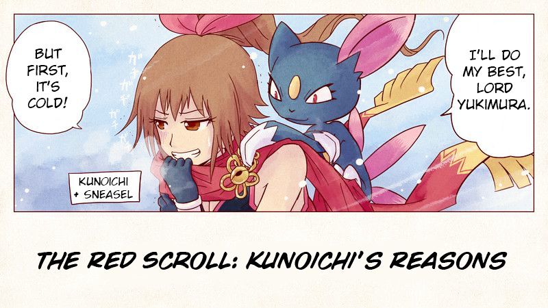 Pocket Monsters + Nobunaga No Yabou - Ranse Iroemaki - Chapter 4 : The Red Scroll: Kunoichi S Reasons