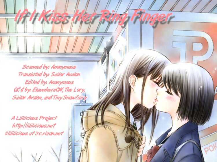 Kuchibiru Tameiki Sakurairo - Vol.1 Chapter 6 : If I Kiss Her Ring Finger