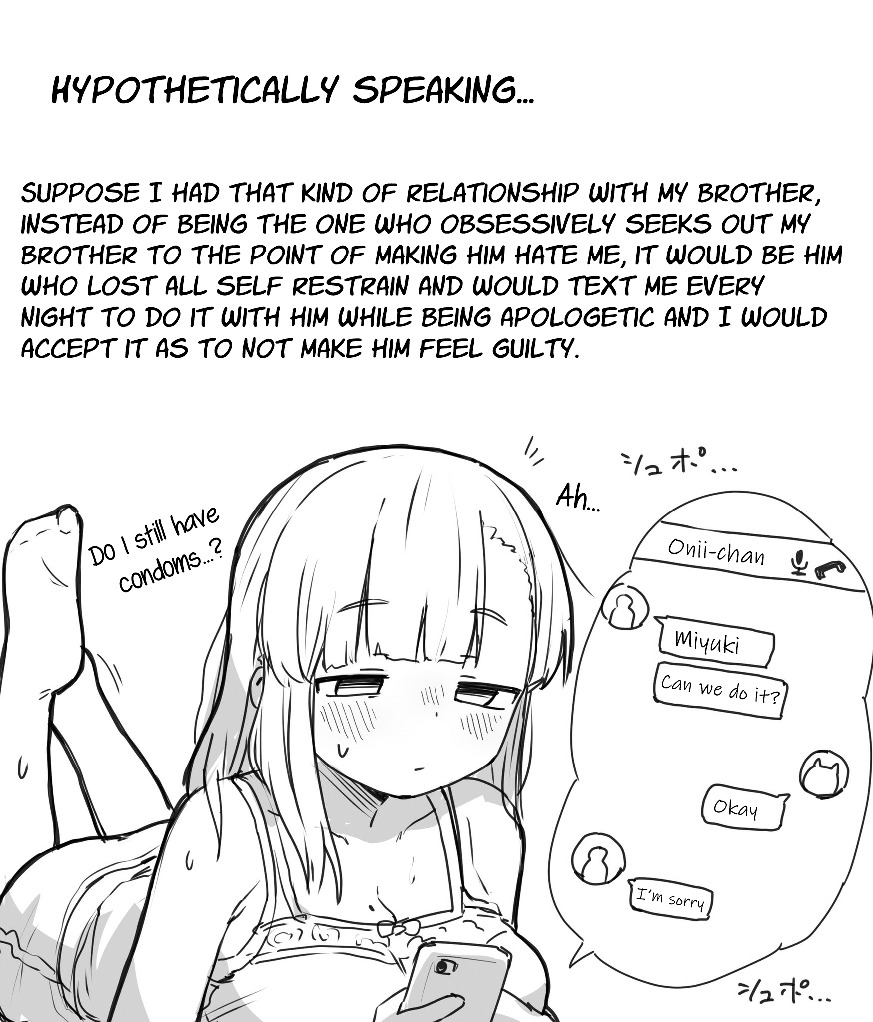 A Manga About A Little Sister Who Is Constantly Being Caught By Her Onii-Chan Masturbating. - Chapter 10: What If...?