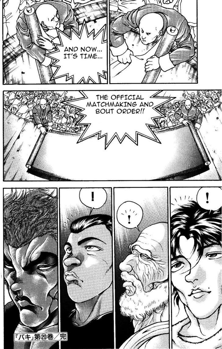 Baki - Vol.20 Chapter 178 : The Gathering