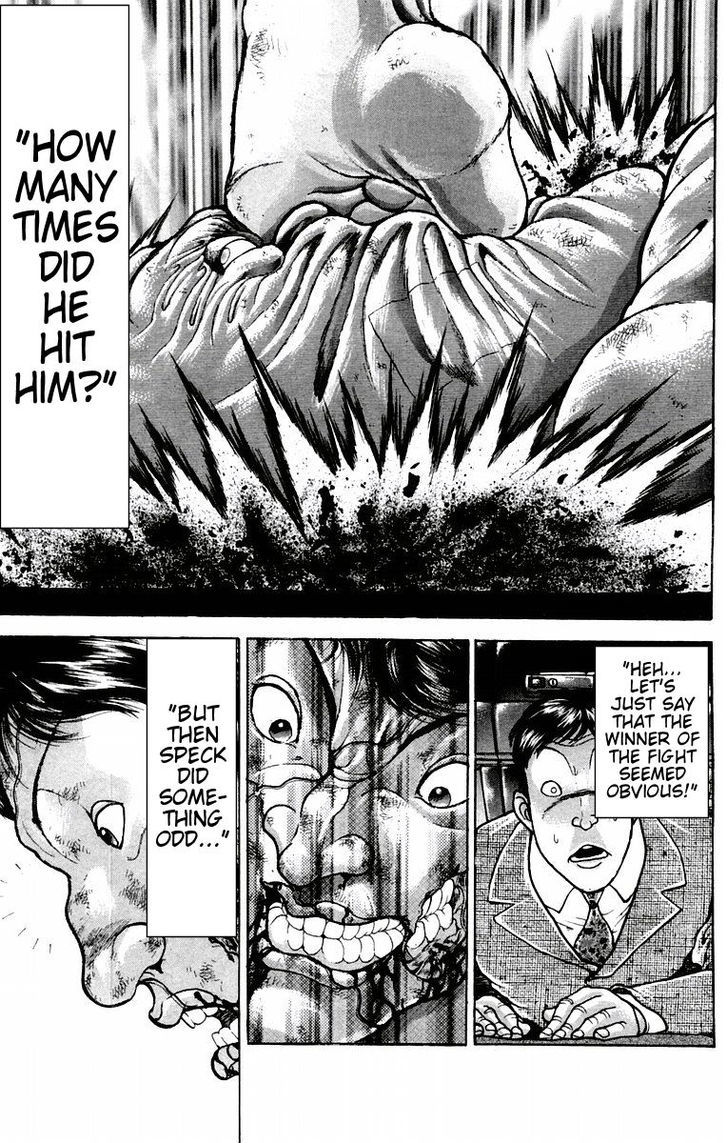 Baki - Vol.5 Chapter 39 : Hanayama Vs Speck, The Concusion