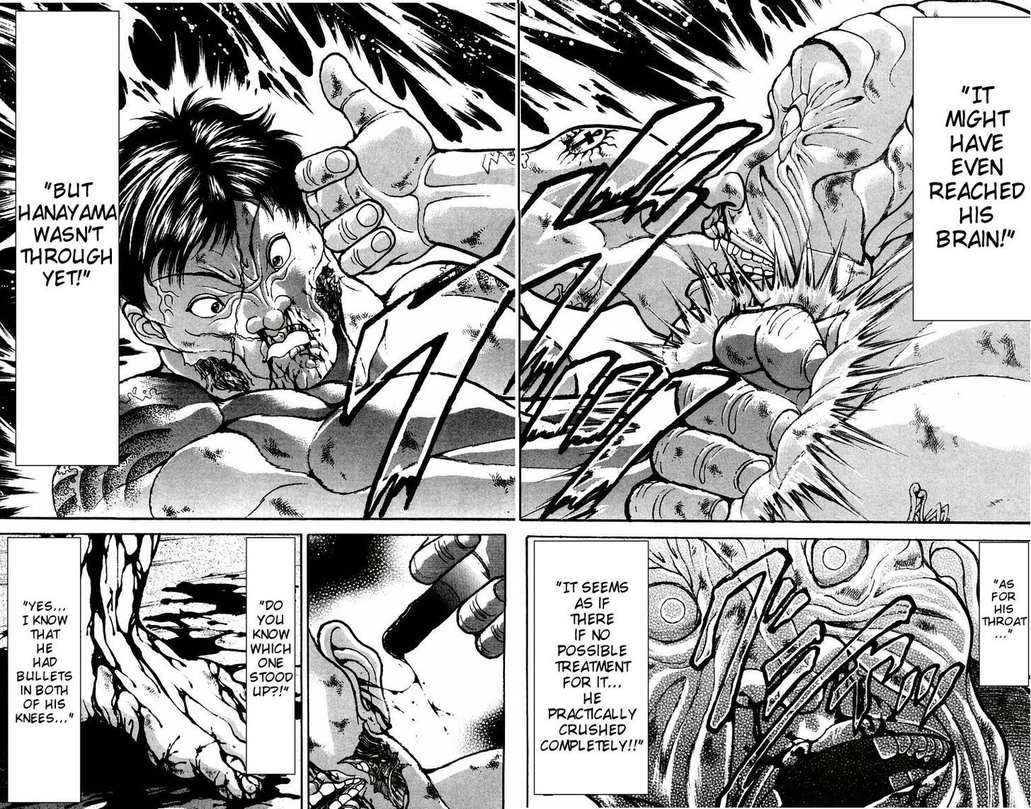 Baki - Vol.5 Chapter 39 : Hanayama Vs Speck, The Concusion