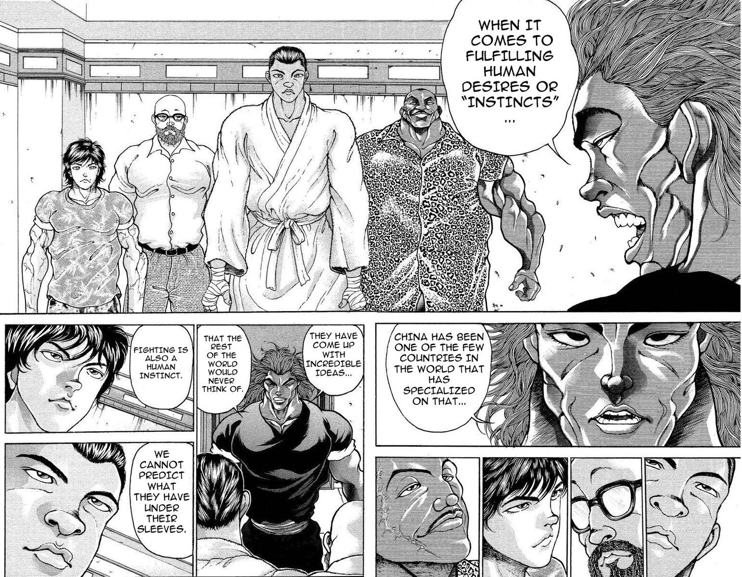 Baki - Vol.23 Chapter 203 : The Japanese American Team!!