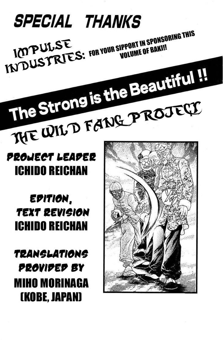 Baki - Vol.23 Chapter 205 : The Dark Arts