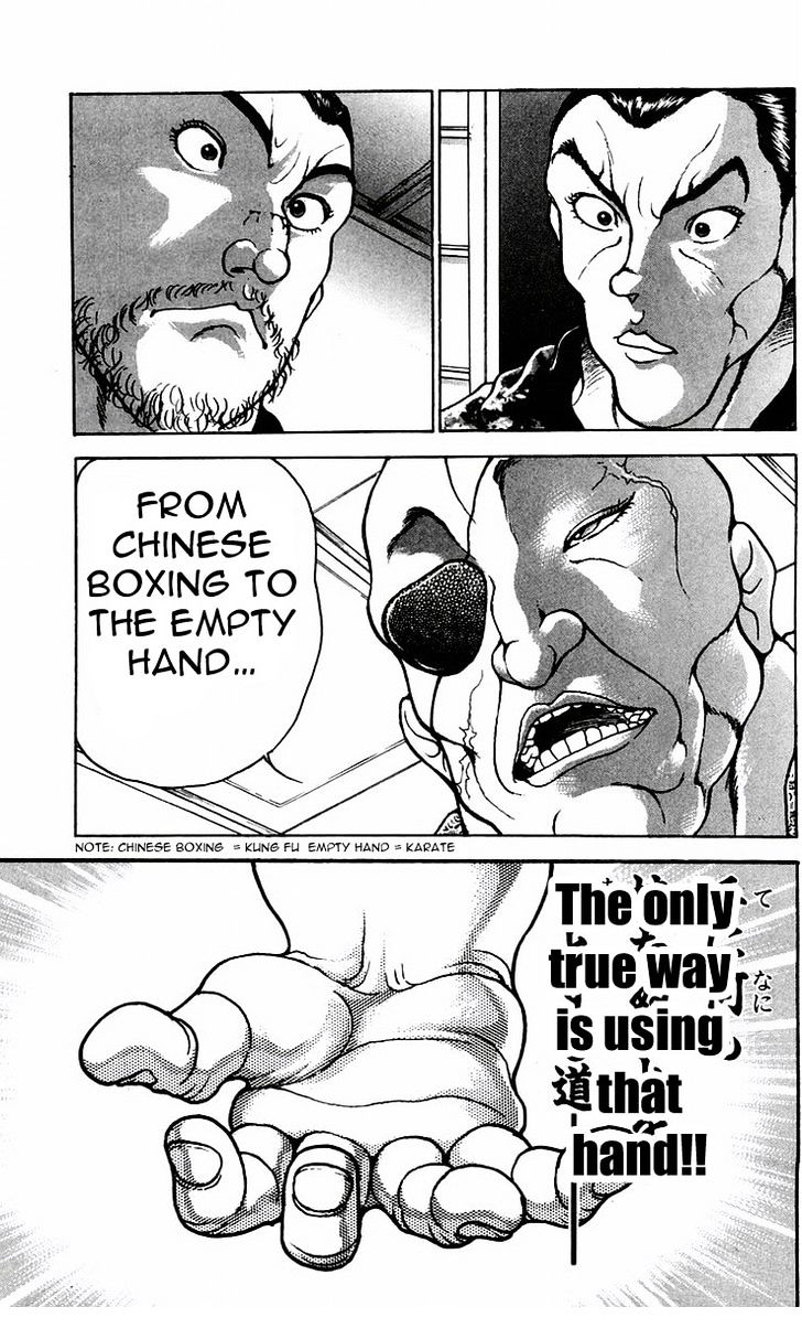 Baki - Vol.6 Chapter 52 : From Chinese Hand To Empty Hand