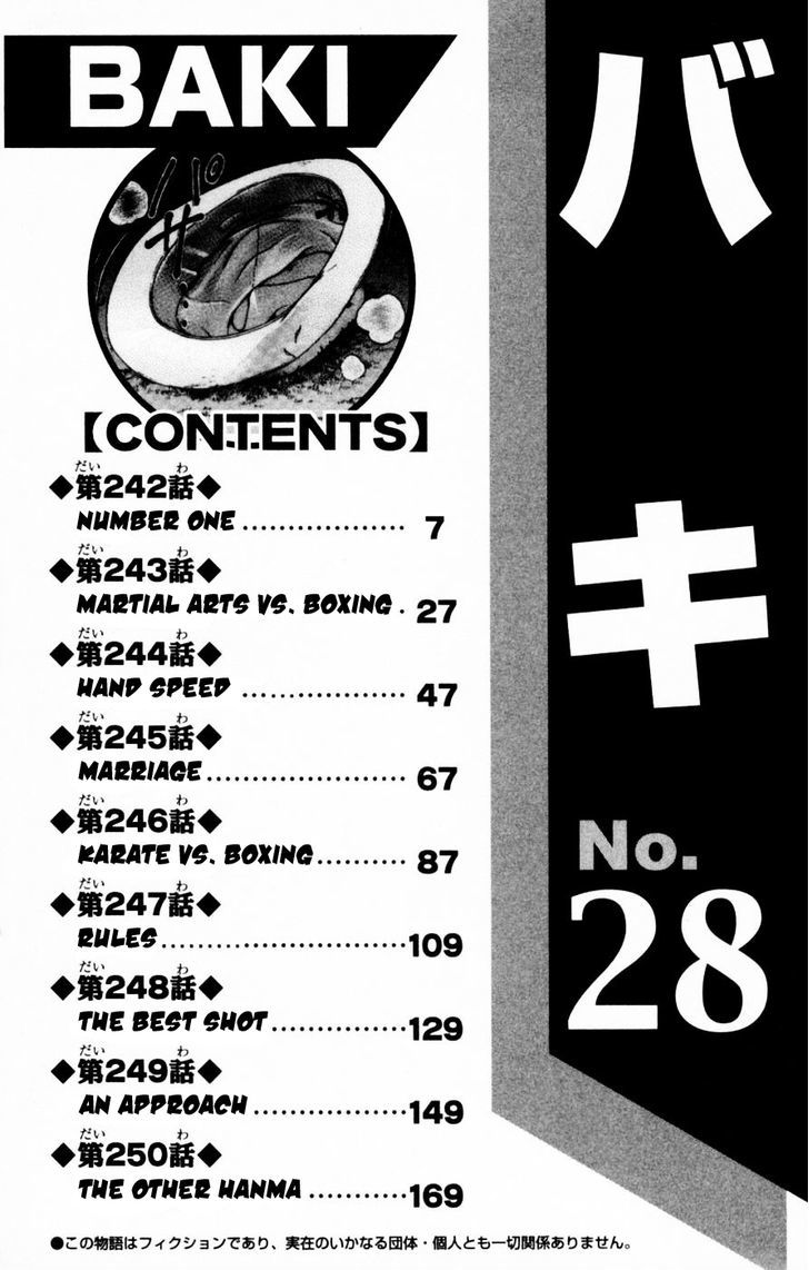 Baki - Vol.28 Chapter 242 : Number One