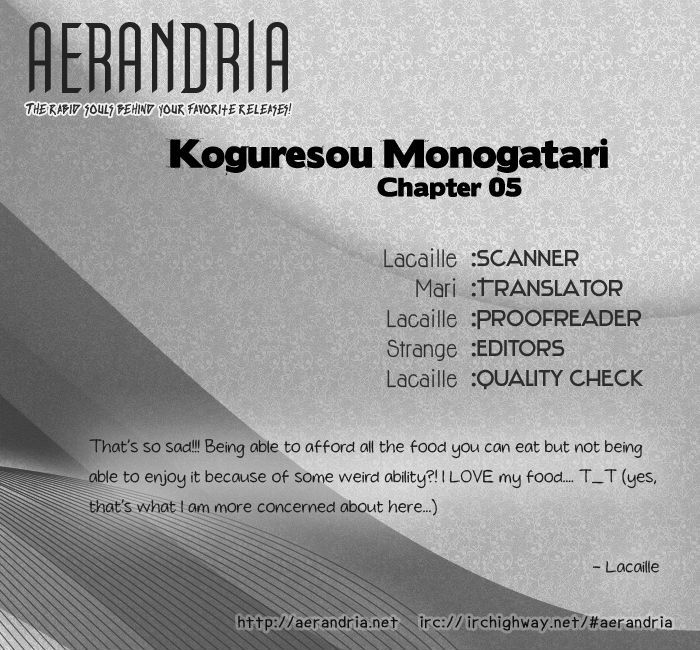 Koguresou Monogatari - Vol.1 Chapter 5