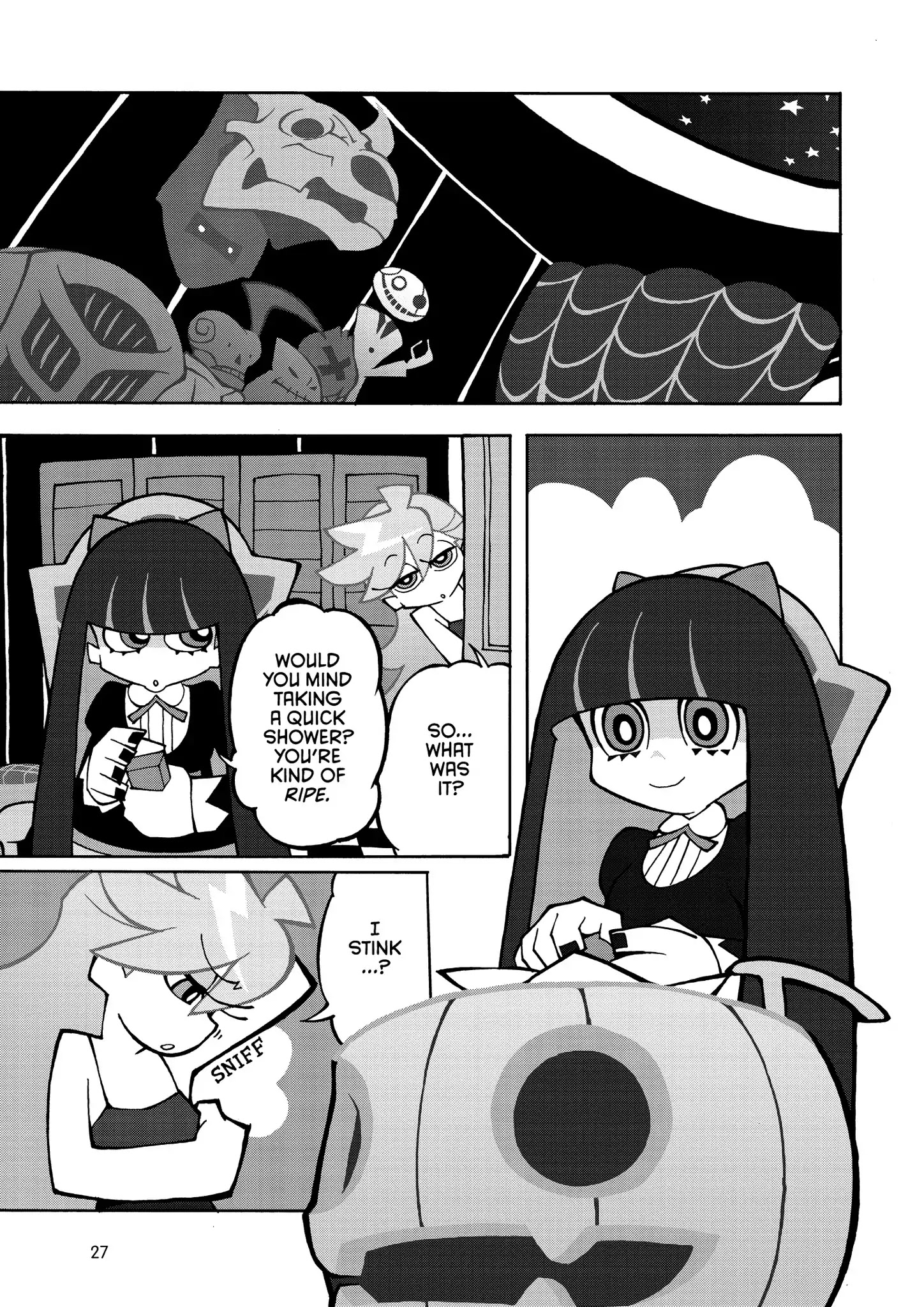 Panty & Stocking With Garterbelt - Chapter 3: Nose Wide Shut