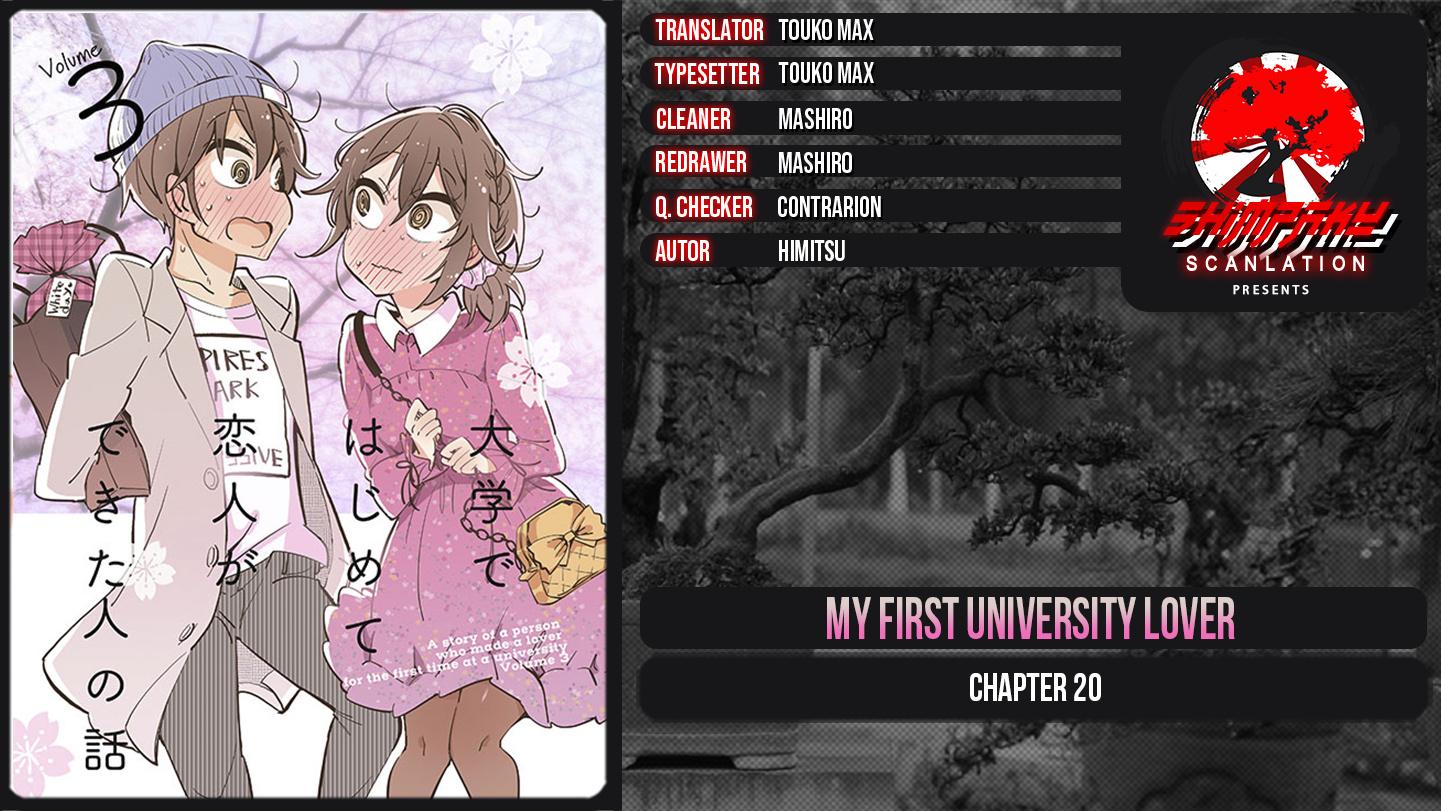 A Story Of A Person Who Made A Lover For The First Time At A University - Chapter 20