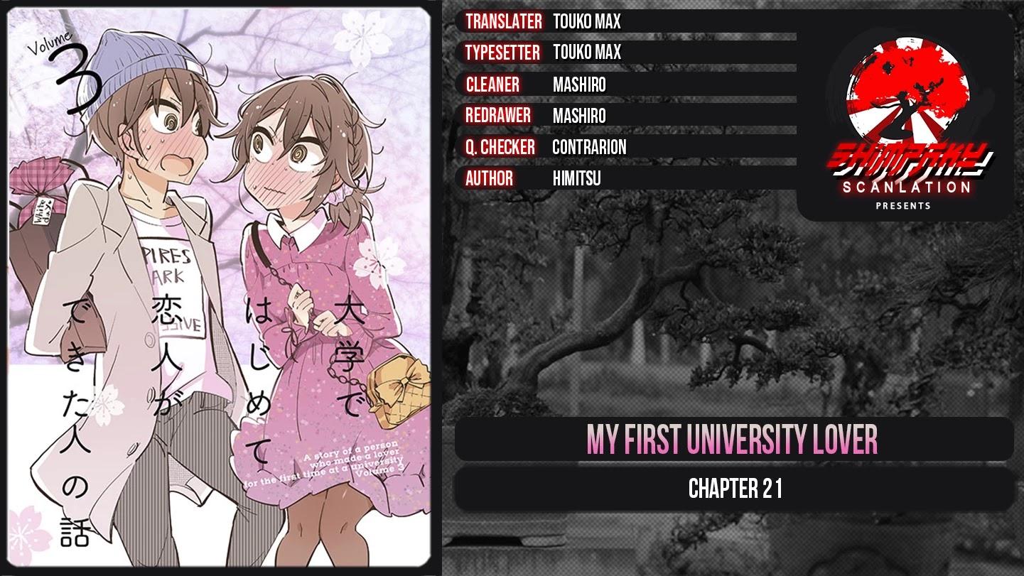 A Story Of A Person Who Made A Lover For The First Time At A University - Chapter 21