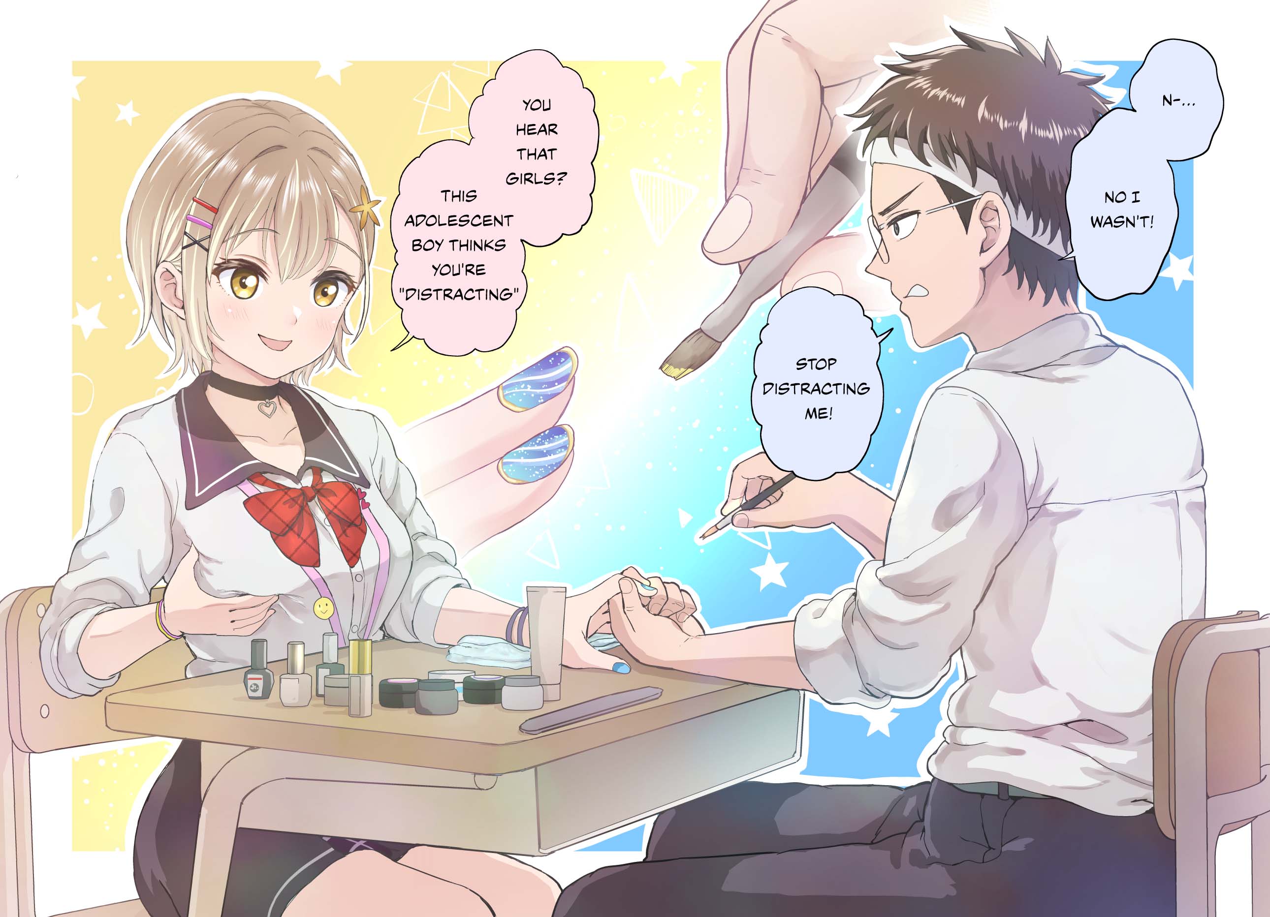 Ota X Nail - Plamo Danshi, Gal No Tsume Wo Nuru - Chapter 1: An Otaku Does Nail Art