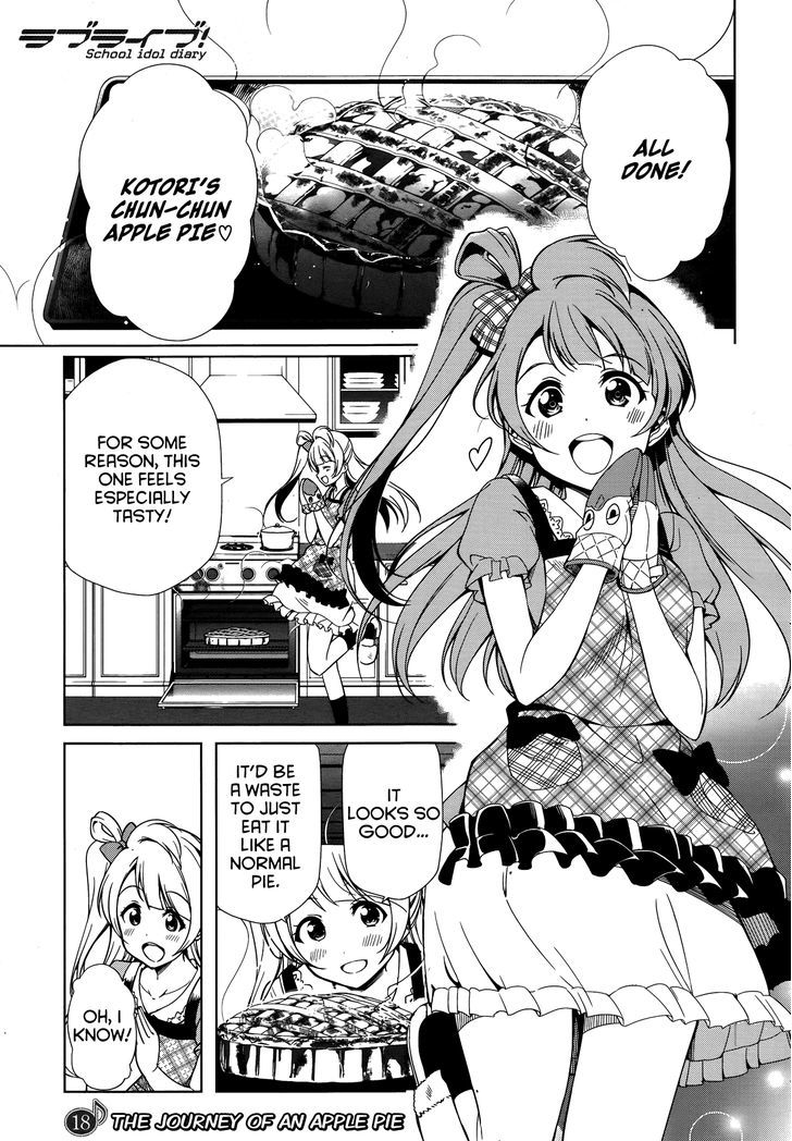 Love Live! - School Idol Diary - Honoka Kotori Umi - Vol.4 Chapter 18 : The Journey Of An Apple Pie