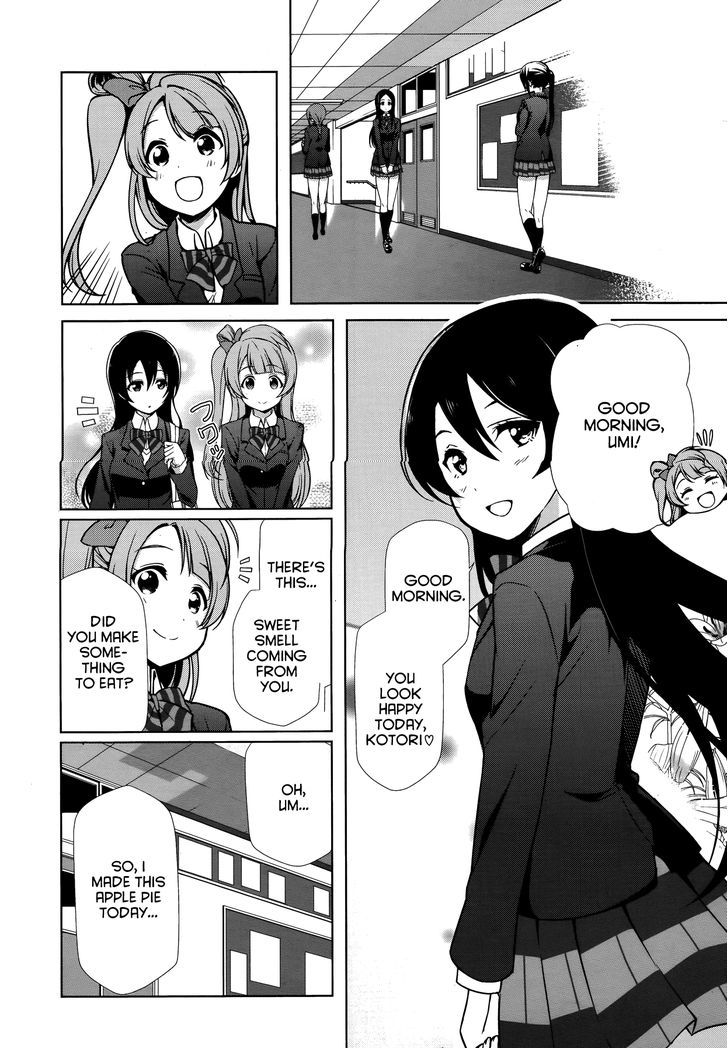 Love Live! - School Idol Diary - Honoka Kotori Umi - Vol.4 Chapter 18 : The Journey Of An Apple Pie