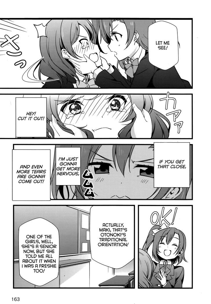 Love Live! - School Idol Diary - Honoka Kotori Umi - Vol.4 Chapter 16 : First-Years Have It Rough!