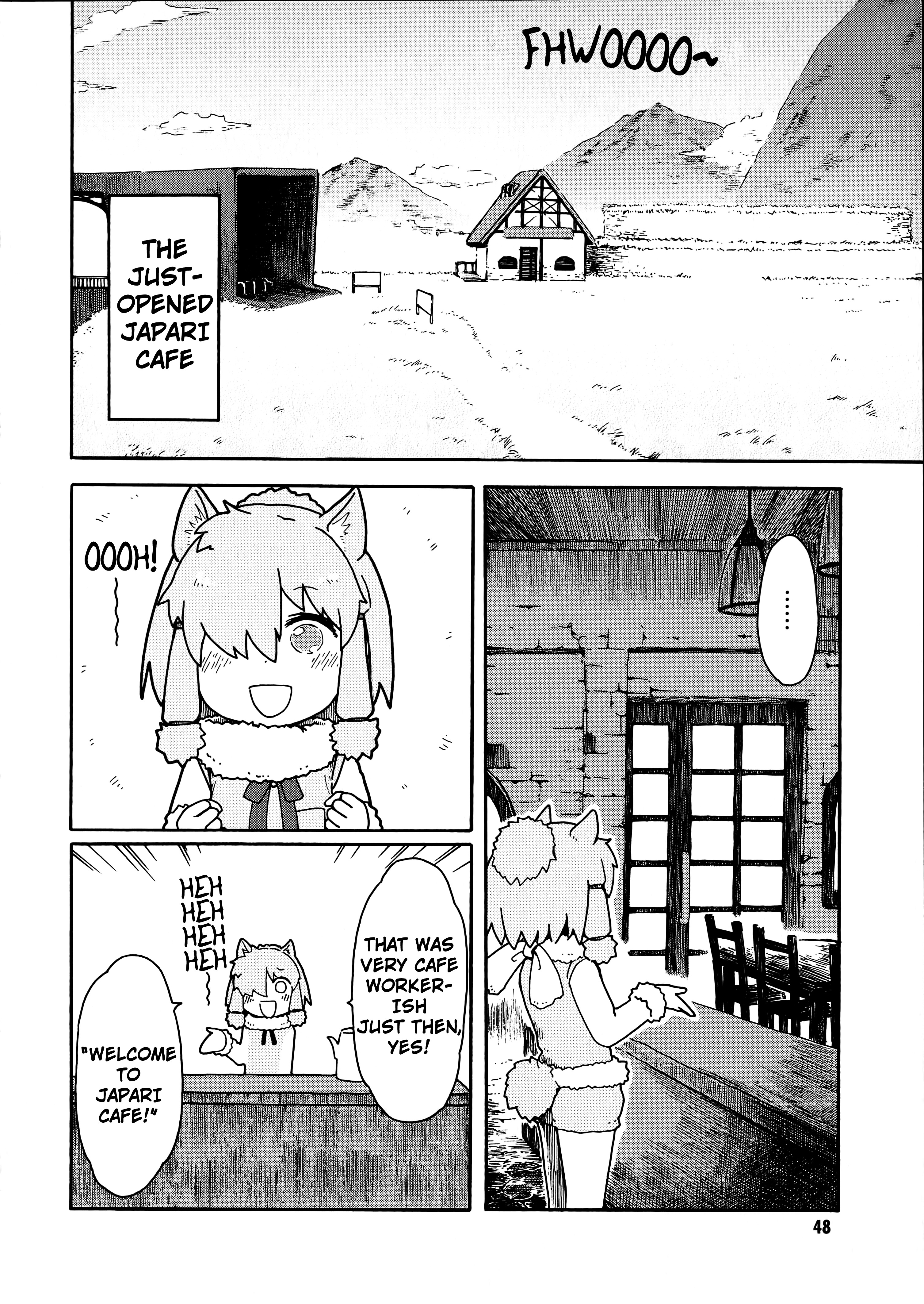 Kemono Friends Comic A La Carte Japari Park Anthology - Vol.1 Chapter 06 : "Japari Cafe Beginnings"