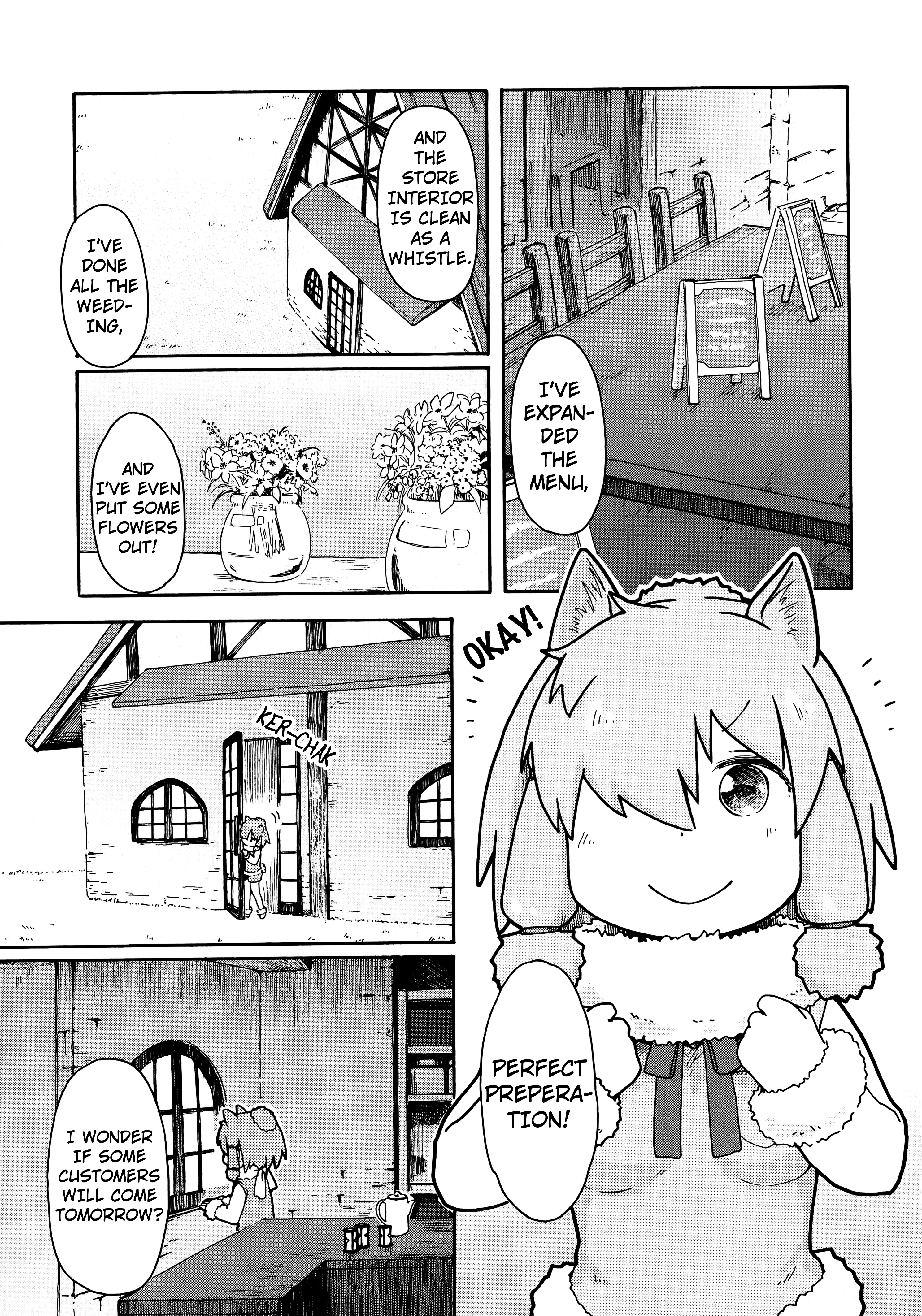 Kemono Friends Comic A La Carte Japari Park Anthology - Vol.1 Chapter 06 : "Japari Cafe Beginnings"