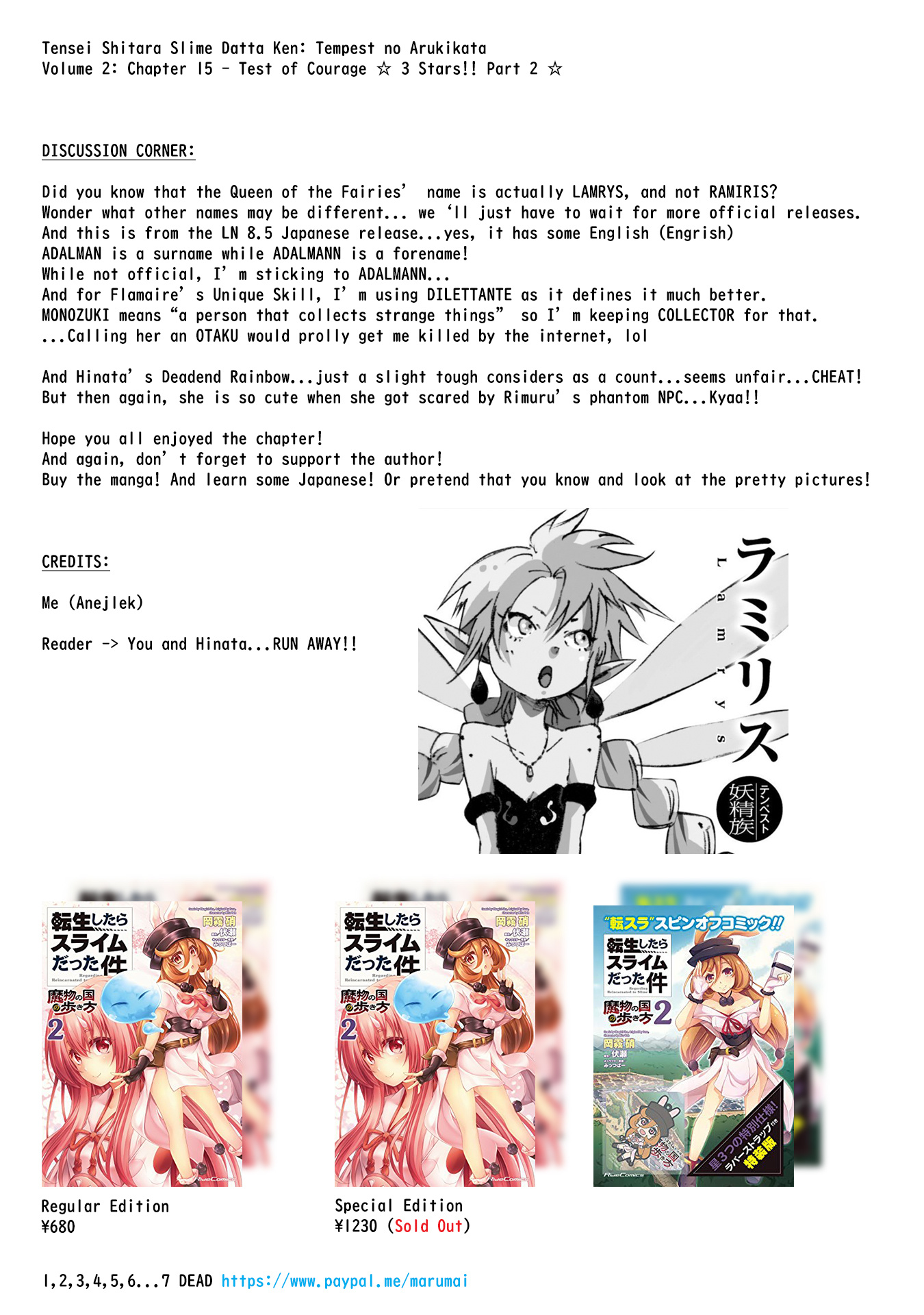 Tensei Shitara Slime Datta Ken: Tempest No Arukikata - Vol.2 Chapter 15: Test Of Courage ☆ 3 Stars!! Part 2 ☆