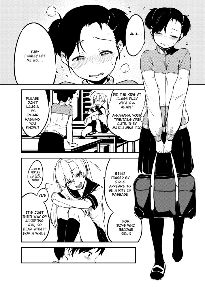 Nyotaika Homo - Chapter 6: The Tsundere Senpai And Her Black Haired Kouhai 4