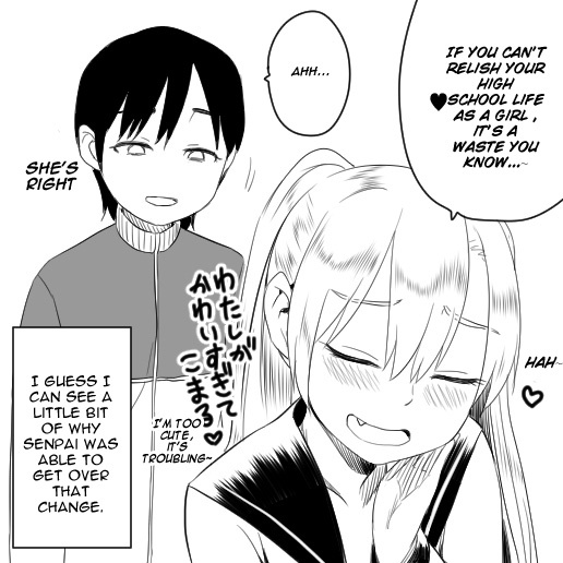 Nyotaika Homo - Chapter 5: The Tsundere Senpai And Her Black Haired Kouhai 3