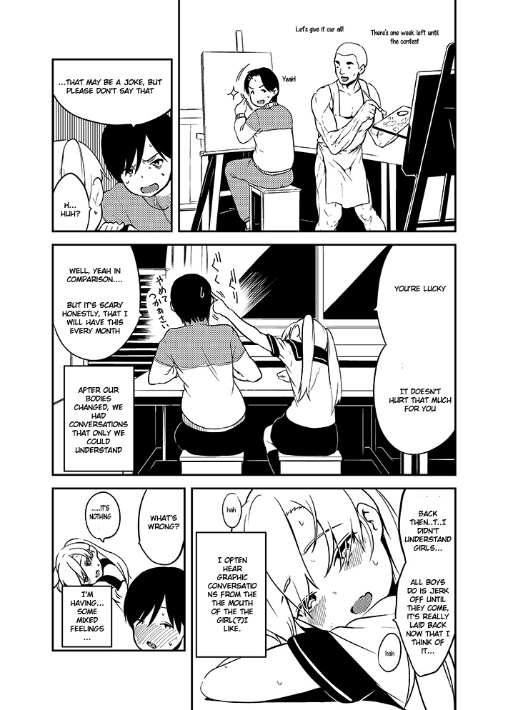 Nyotaika Homo - Chapter 7: The Tsundere Senpai And Her Black Haired Kouhai 5