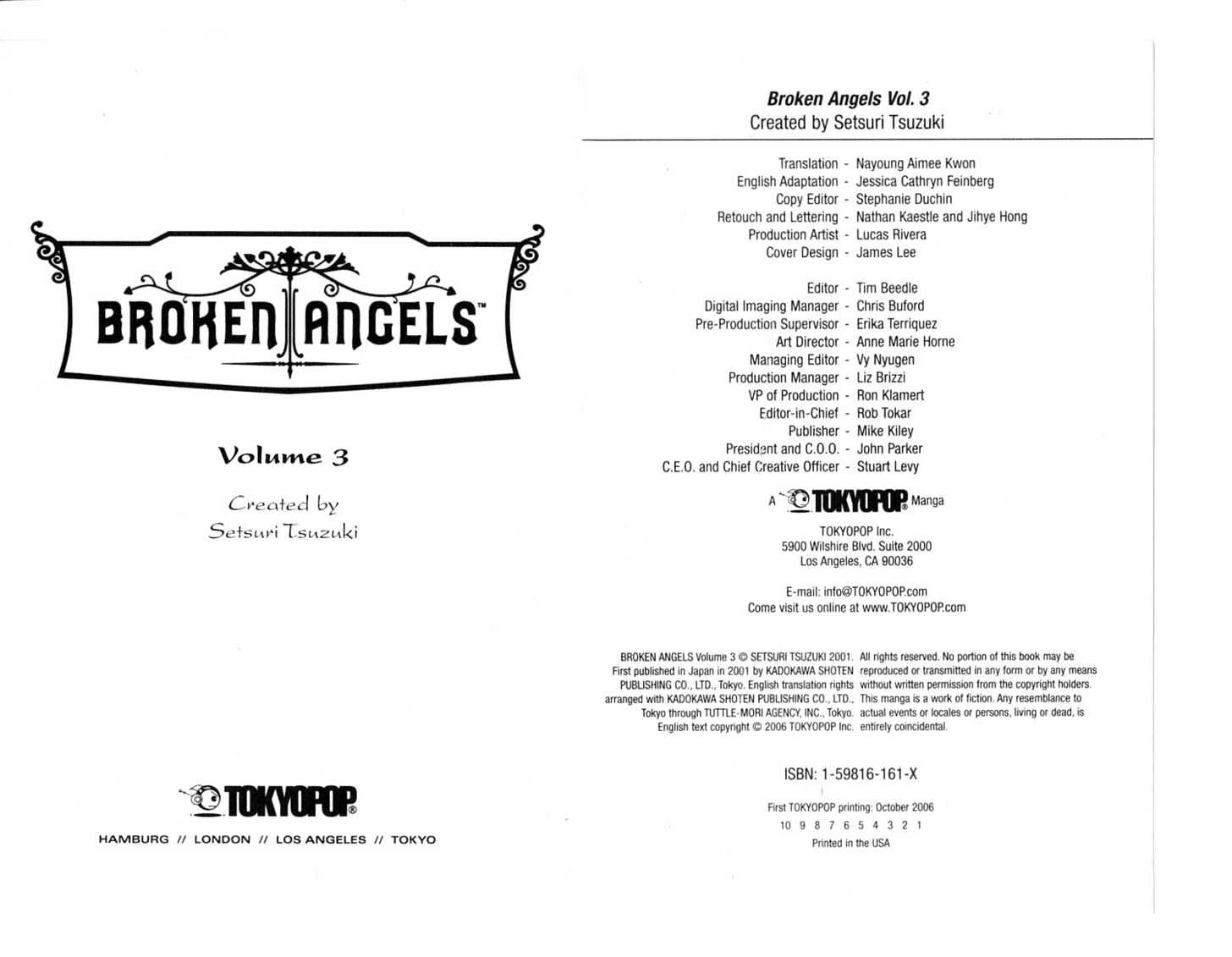 Broken Angels - Vol.03 Chapter 0