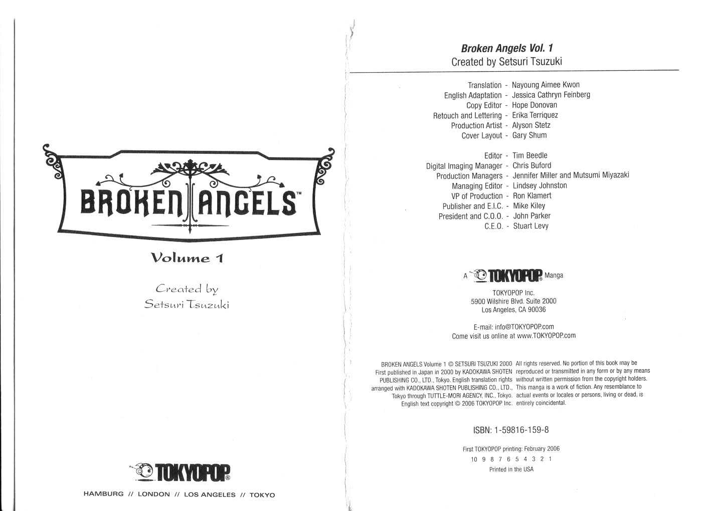 Broken Angels - Vol.01 Chapter 0