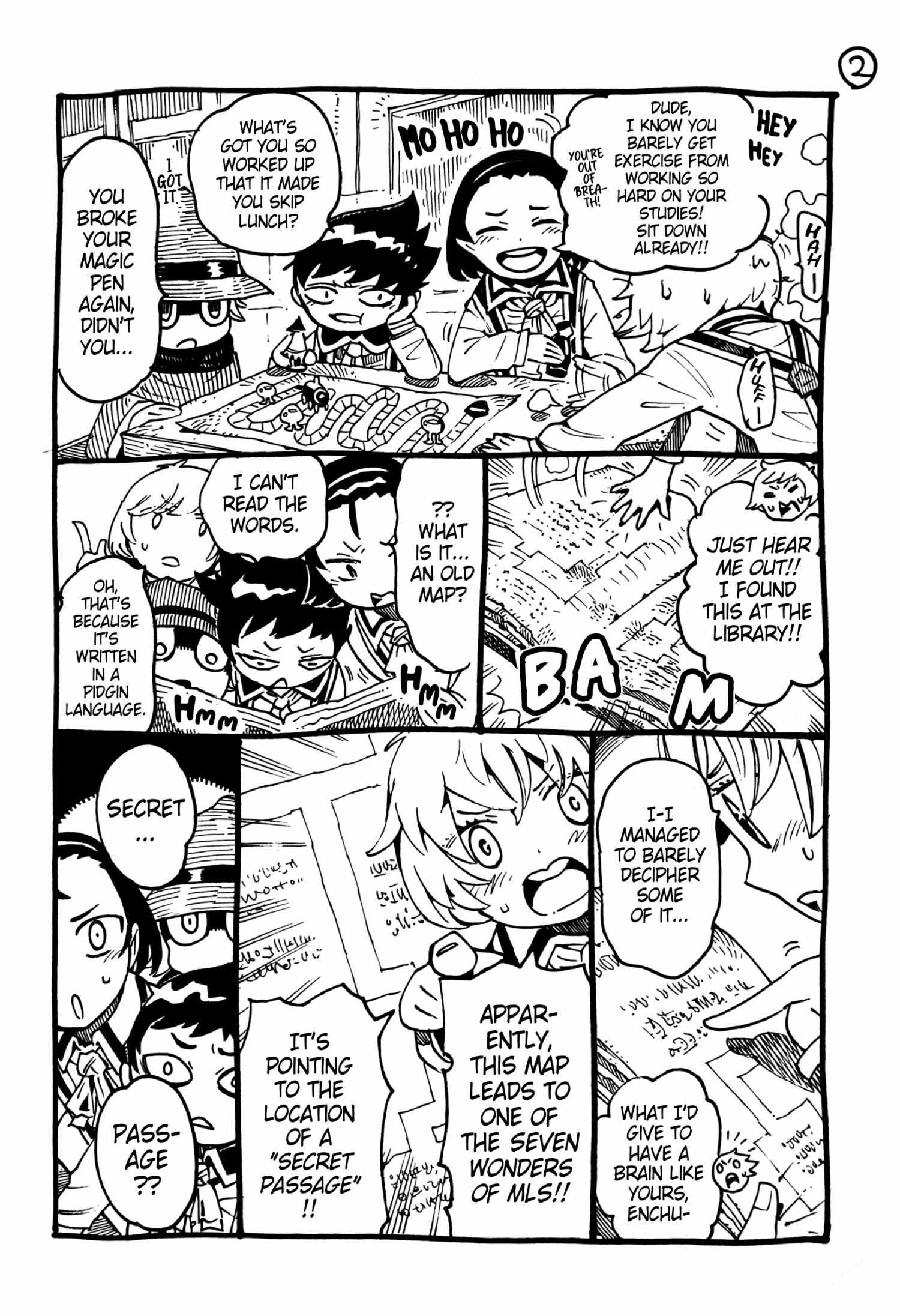 Muhyo And Roji’s Bureau Of Supernatural Investigation - The Seven Wonders Of Mls - Vol.1 Bounus.4 : ! Bonus Manga ! : Mls Squad's Great Adventure!!