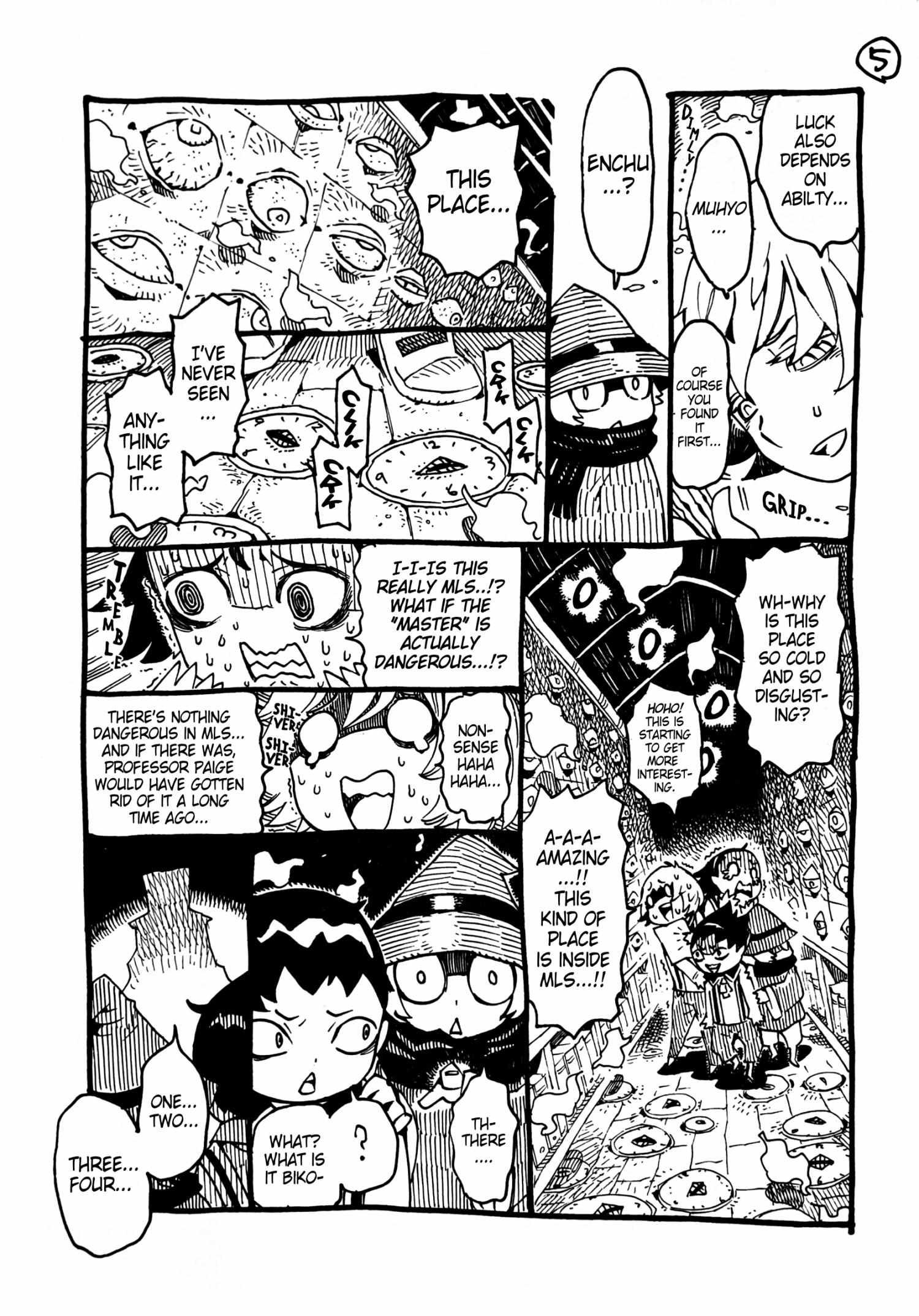 Muhyo And Roji’s Bureau Of Supernatural Investigation - The Seven Wonders Of Mls - Vol.1 Bounus.4 : ! Bonus Manga ! : Mls Squad's Great Adventure!!