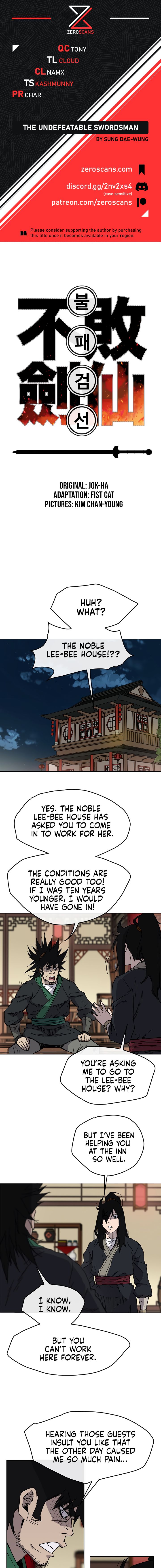 The Undefeatable Swordsman - Chapter 14