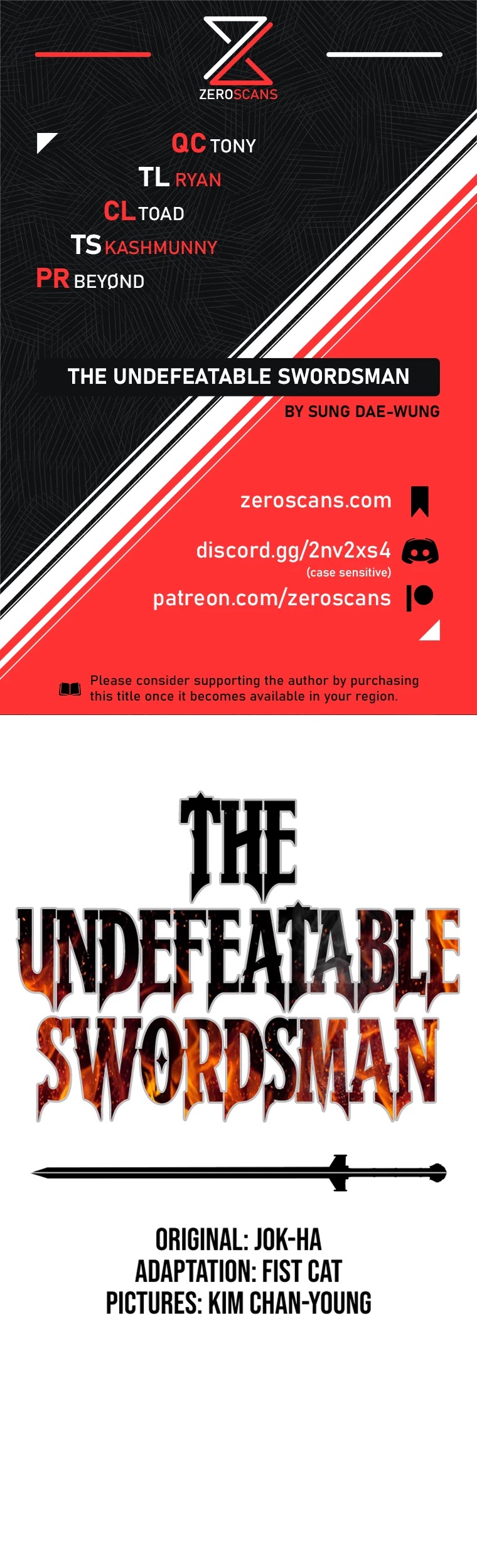 The Undefeatable Swordsman - Chapter 88