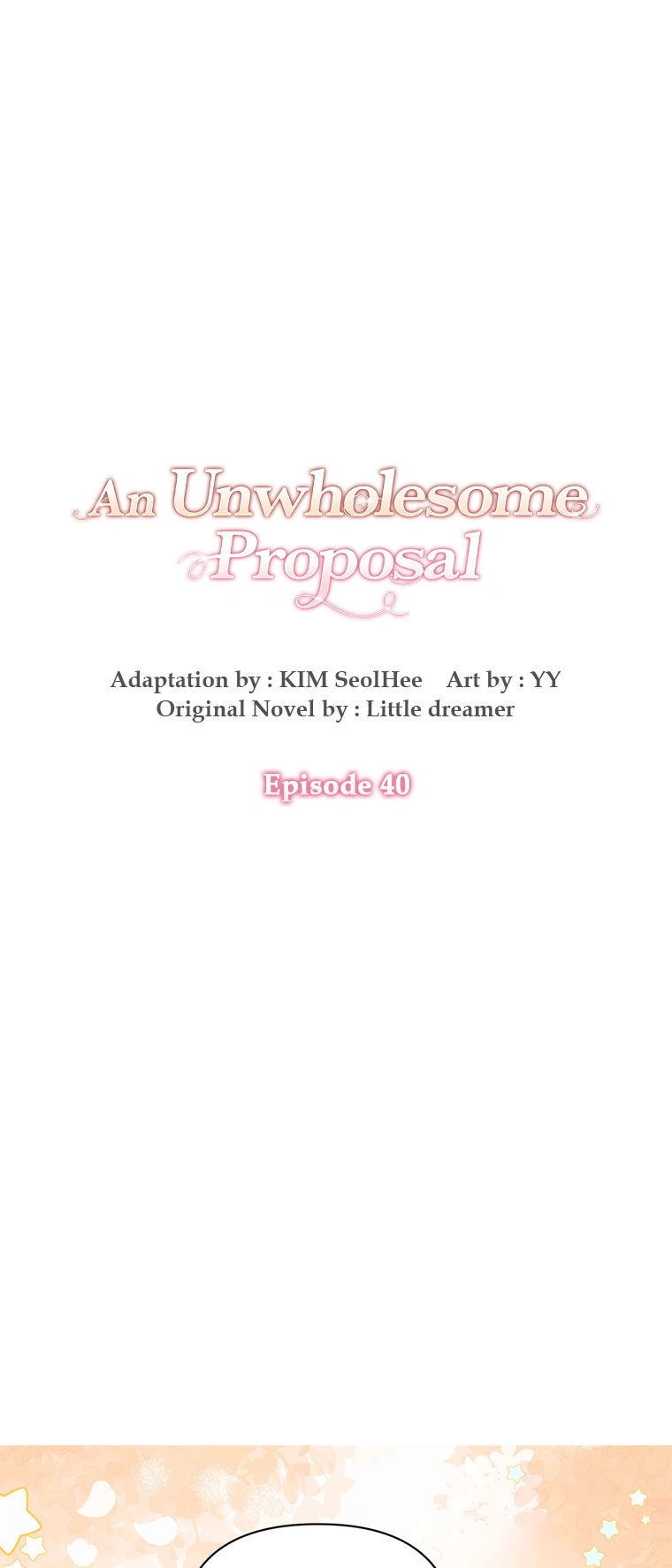 An Unwholesome Proposal - Chapter 40