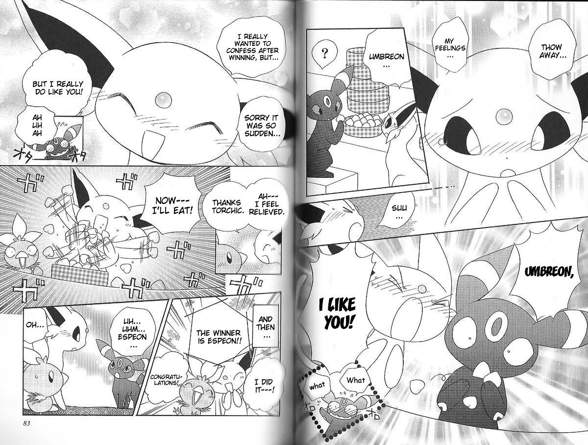 Pokémon Chamo-Chamo ☆ Pretty ♪ - Vol.3 Chapter 37 : Eating Competition Romance Chamo