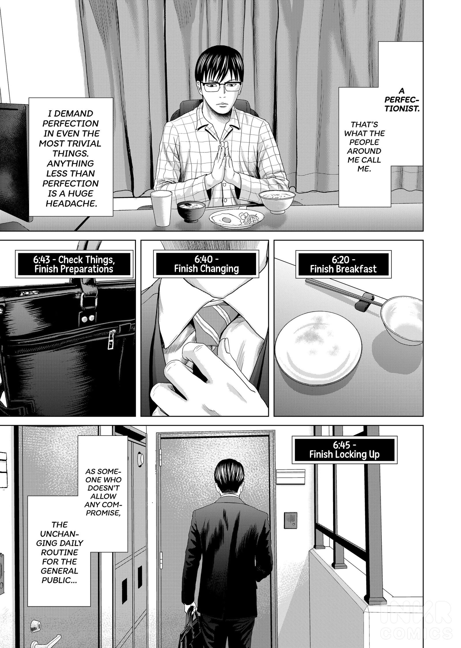 Makabe-Sensei's Perfect Plan - Chapter 1: The Perfect Commute