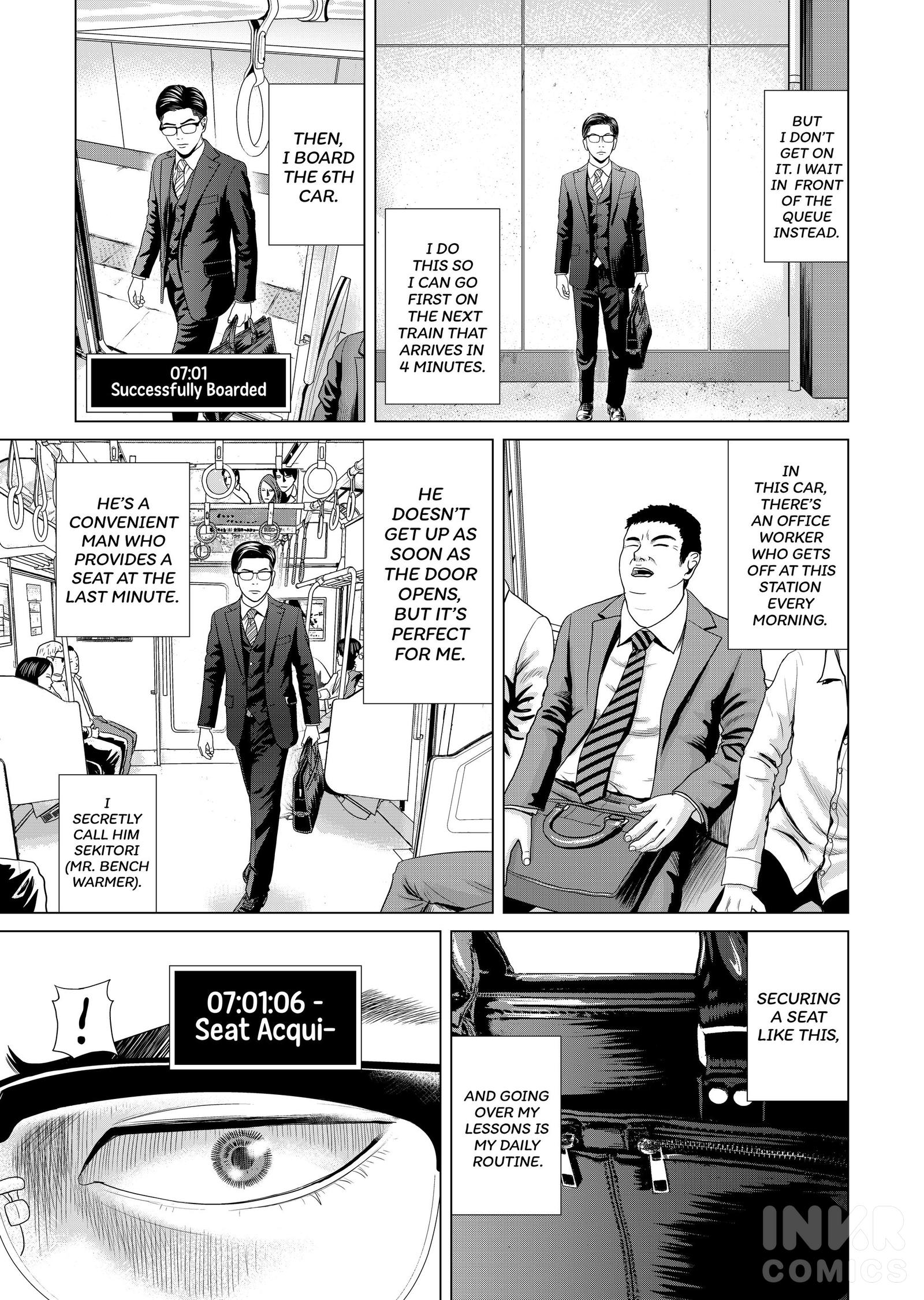 Makabe-Sensei's Perfect Plan - Chapter 1: The Perfect Commute