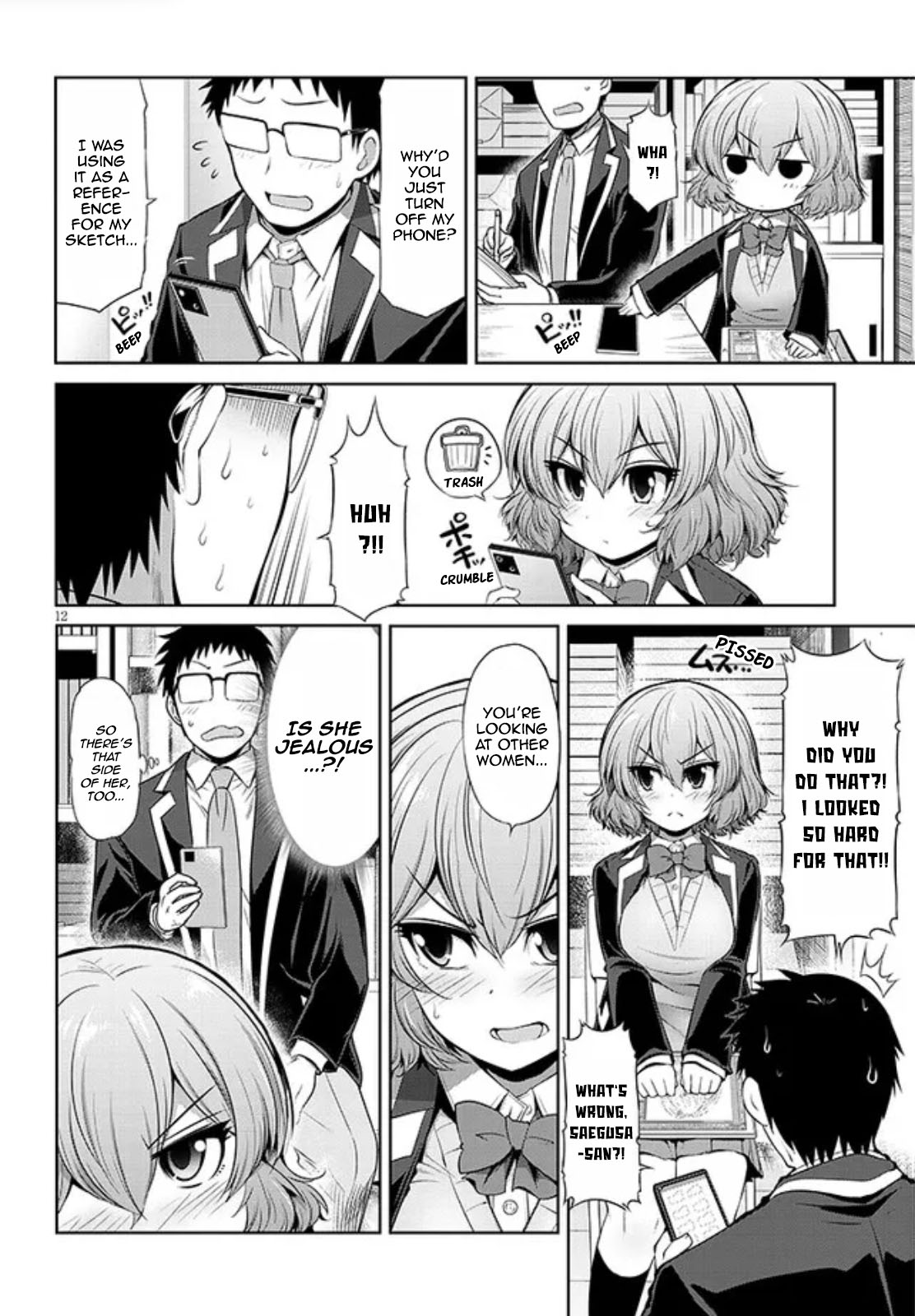 Saegusa-San Wa Megane-Senpai To Koi O Egaku - Chapter 3: Saegusa-San And The Art Clubroom