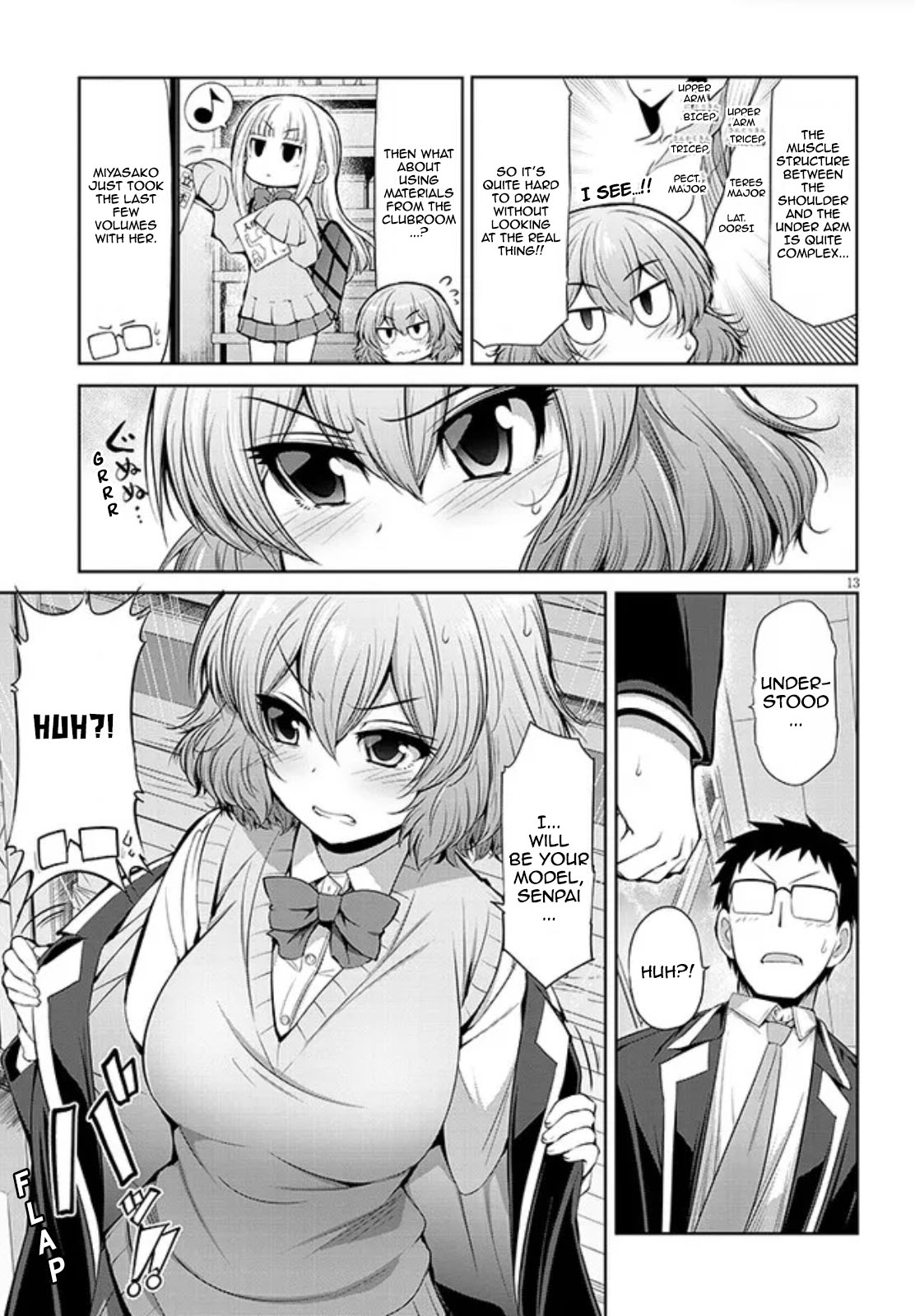 Saegusa-San Wa Megane-Senpai To Koi O Egaku - Chapter 3: Saegusa-San And The Art Clubroom