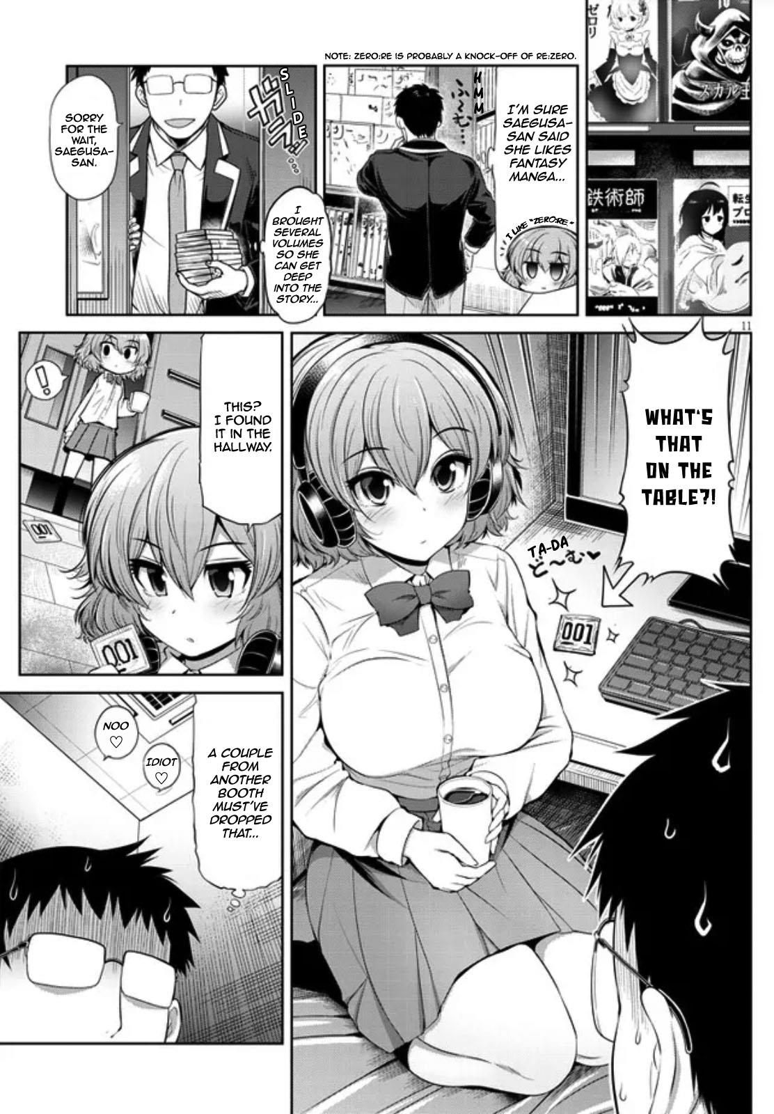 Saegusa-San Wa Megane-Senpai To Koi O Egaku - Chapter 2: Saegusa-San And The Net Cafe