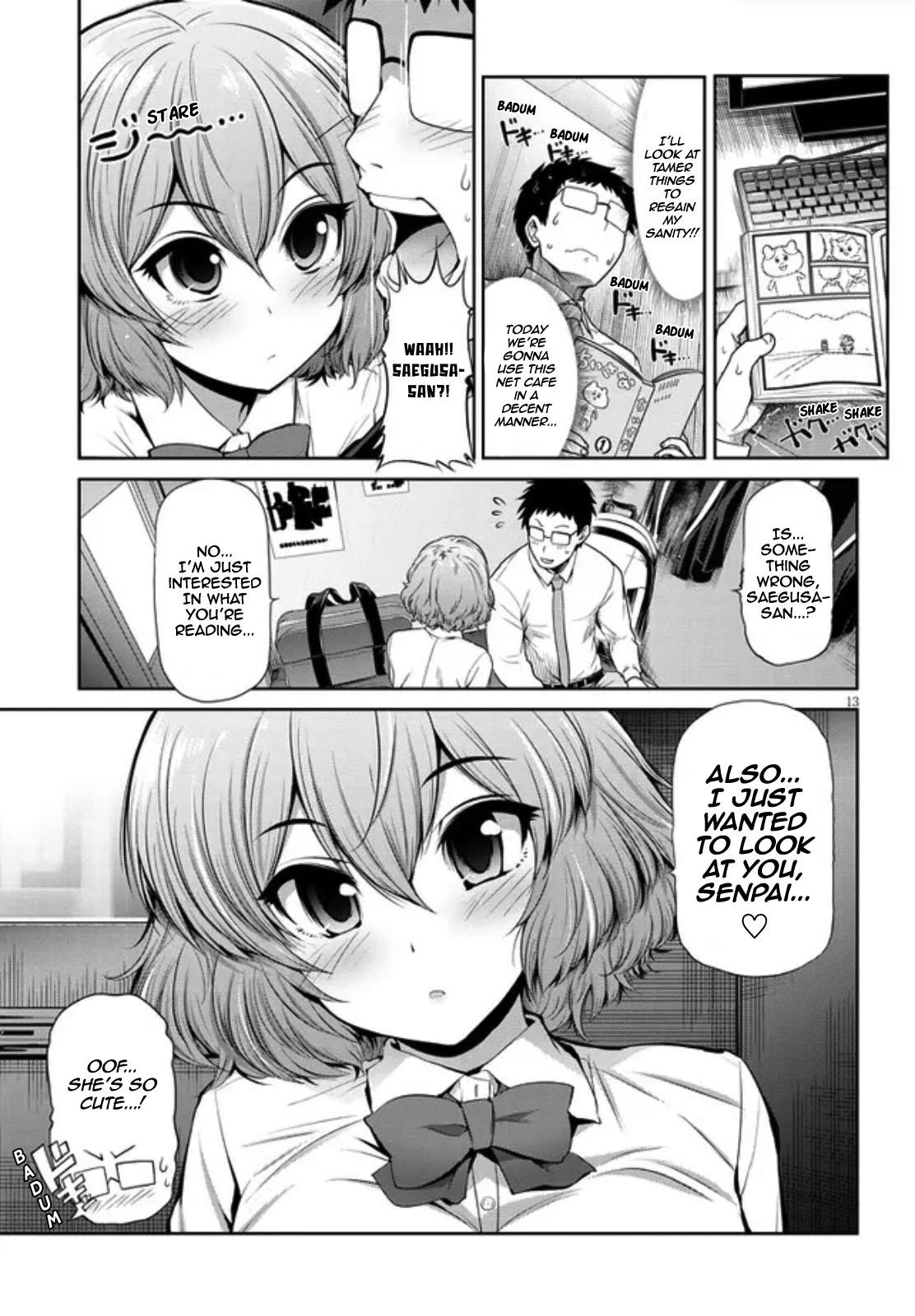 Saegusa-San Wa Megane-Senpai To Koi O Egaku - Chapter 2: Saegusa-San And The Net Cafe