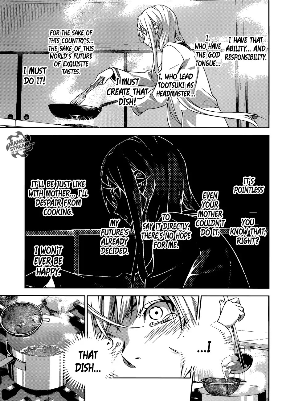 Shokugeki No Soma - Chapter 313: She Who Is Having Doubts About The "God Tongue"