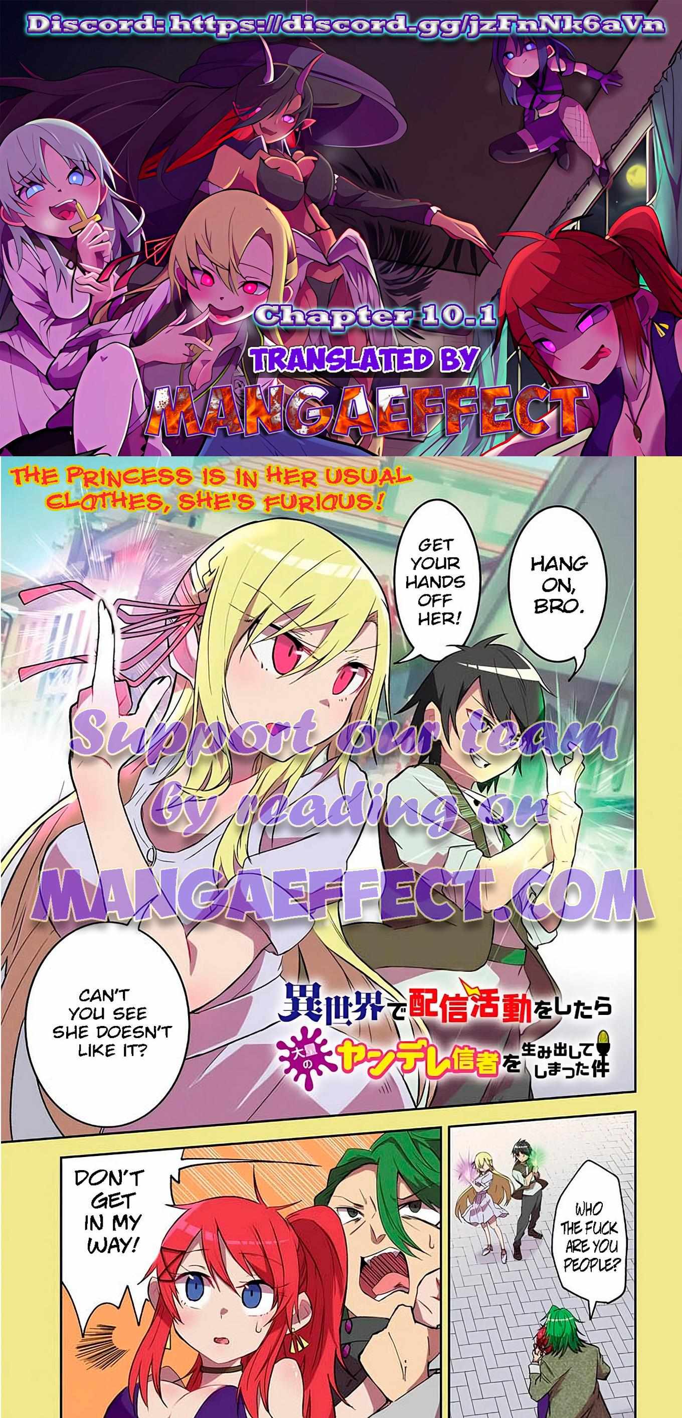 Isekai De Haishin Katsudou Wo Shitara Tairyou No Yandere Shinja Wo Umidashite Shimatta Ken - Chapter 10.1