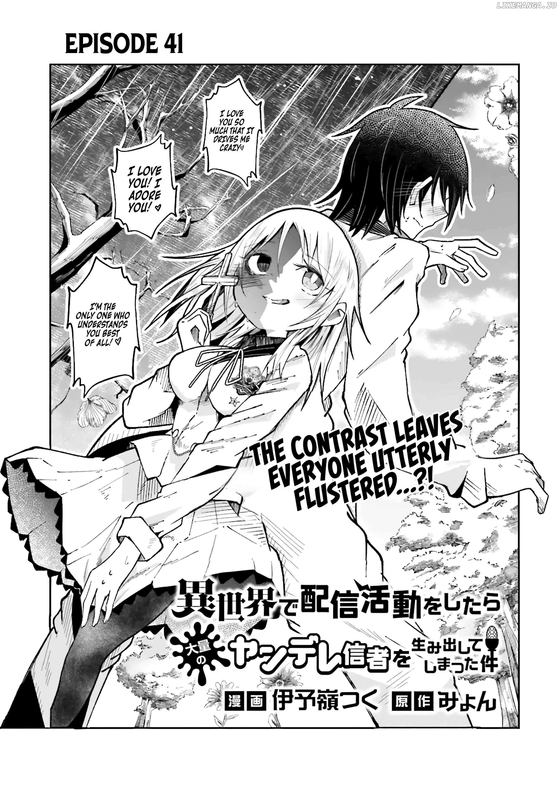 Isekai De Haishin Katsudou Wo Shitara Tairyou No Yandere Shinja Wo Umidashite Shimatta Ken - Chapter 41.1