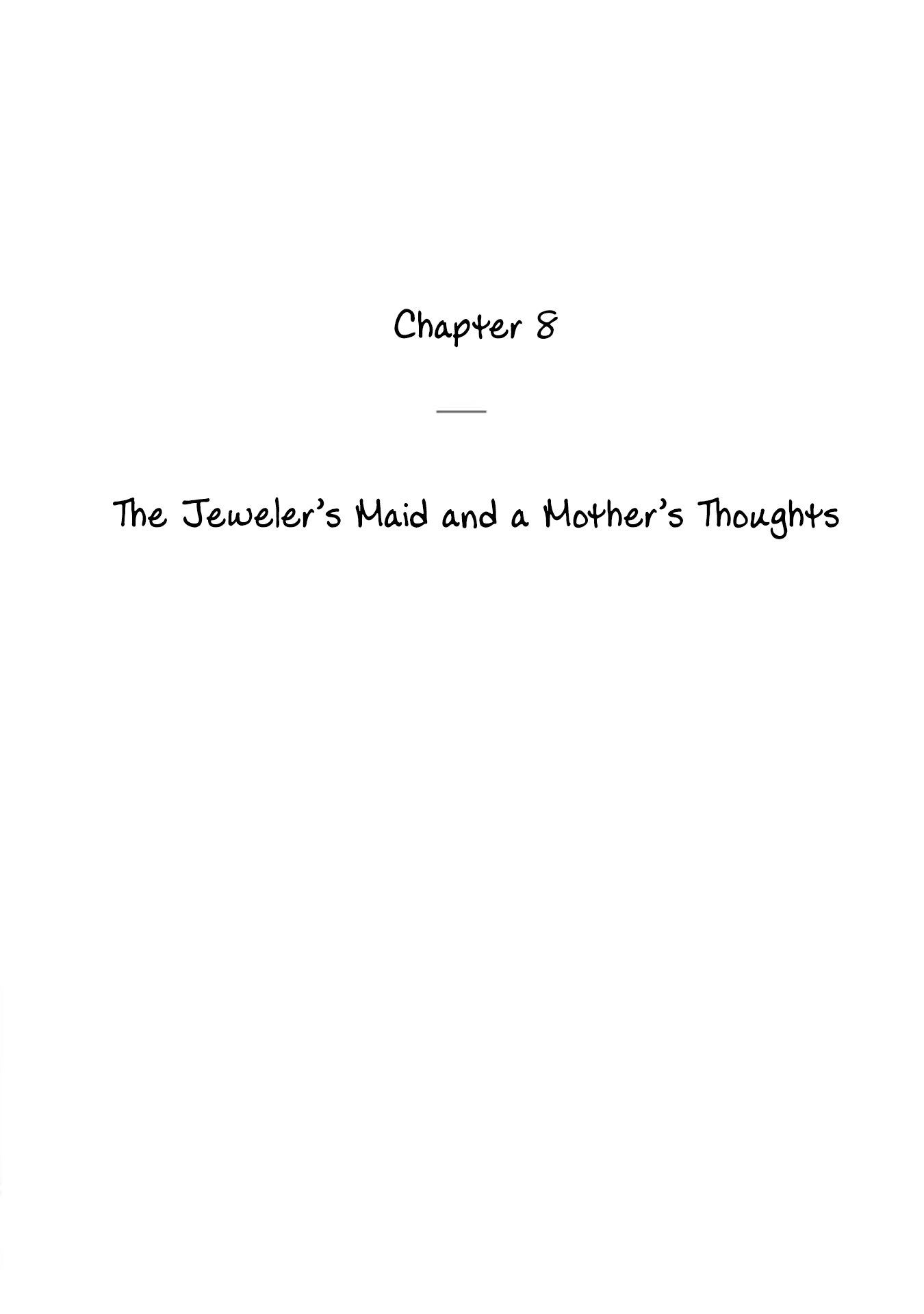 The Jeweller's Maid - Vol.2 Chapter 8: The Jeweler's Maid And A Mother's Thoughts