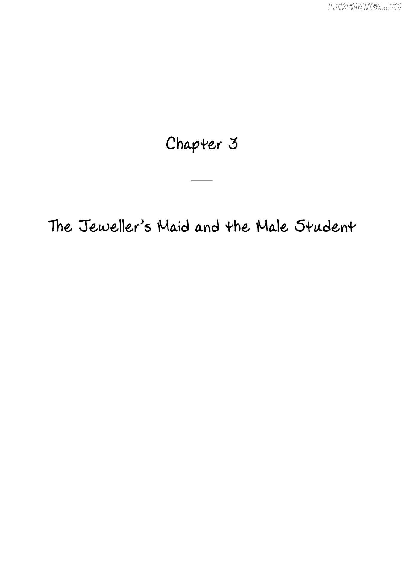 The Jeweller's Maid - Chapter 3