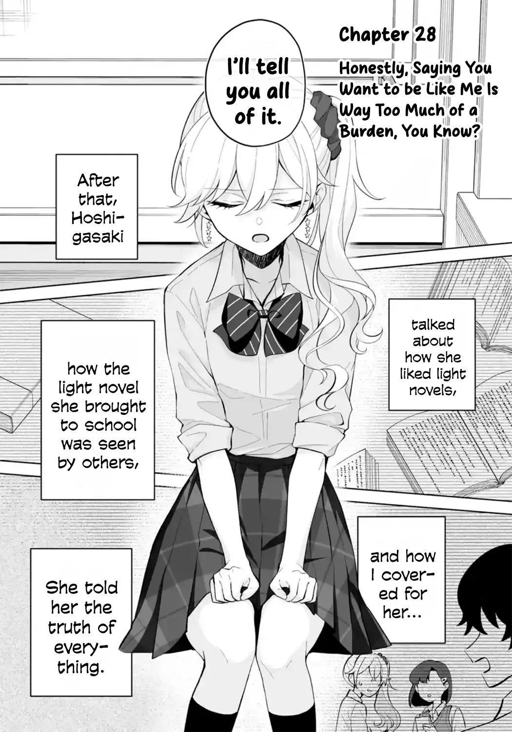 Please Leave Me Alone (For Some Reason, She Wants To Change A Lone Wolf's Helpless High School Life.) - Chapter 28: Honestly, Saying You Want To Be Like Me Is Way Too Much Of A Burden, You Know?