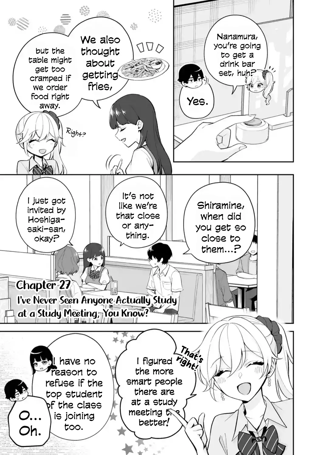 Please Leave Me Alone (For Some Reason, She Wants To Change A Lone Wolf's Helpless High School Life.) - Chapter 27: I Have Never Seen Anyone Actually Study At A Study Meeting, You Know?