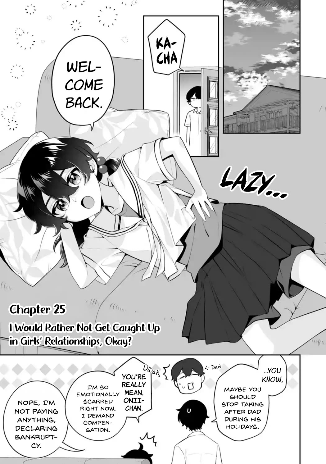 Please Leave Me Alone (For Some Reason, She Wants To Change A Lone Wolf's Helpless High School Life.) - Chapter 25: I Would Rather Not Get Caught Up In Girls' Relationships, Okay?