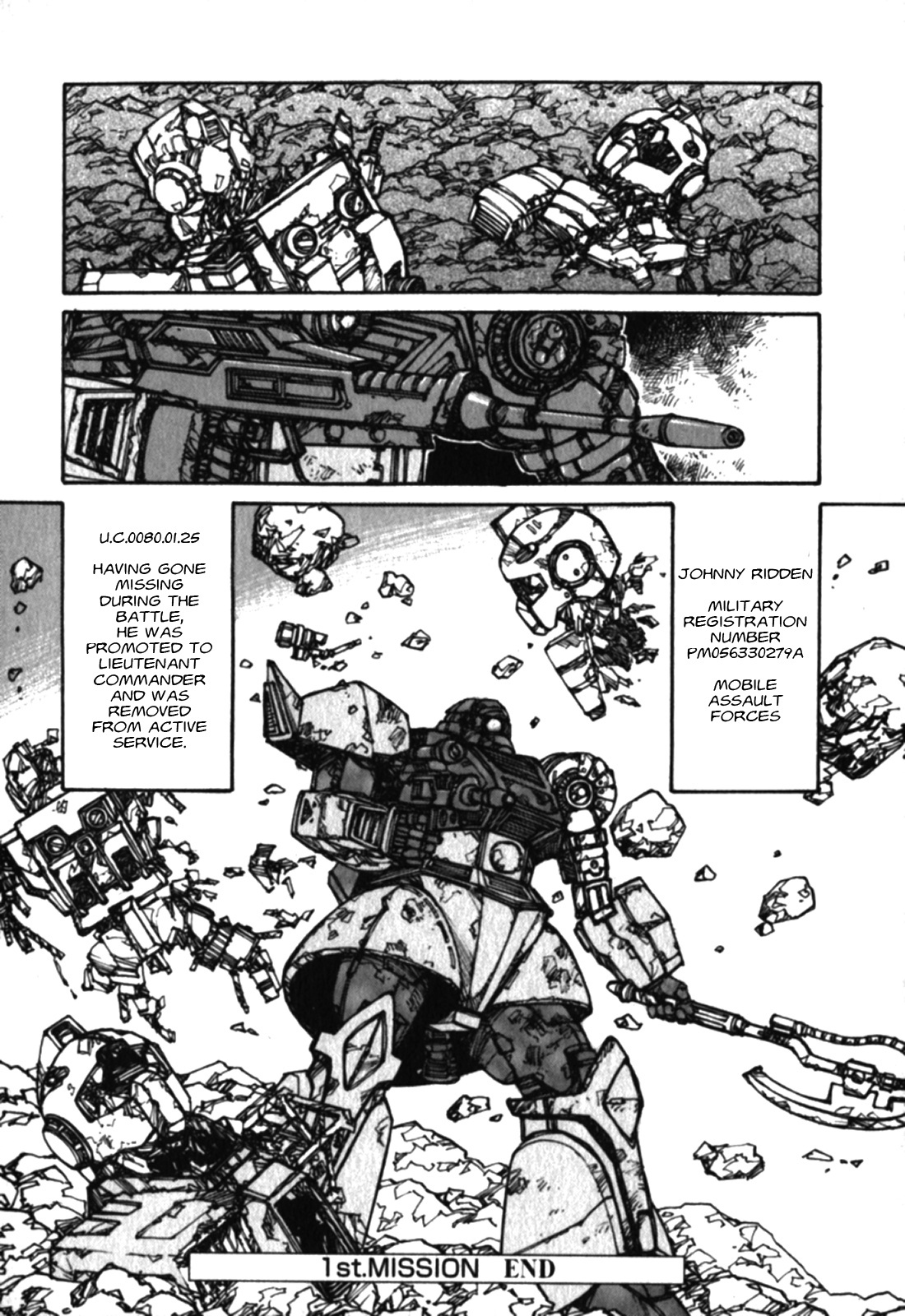 Gundam Pilot Series Of Biographies - The Brave Soldiers In The Sky - Vol.1 Chapter 1: Johnny Ridden