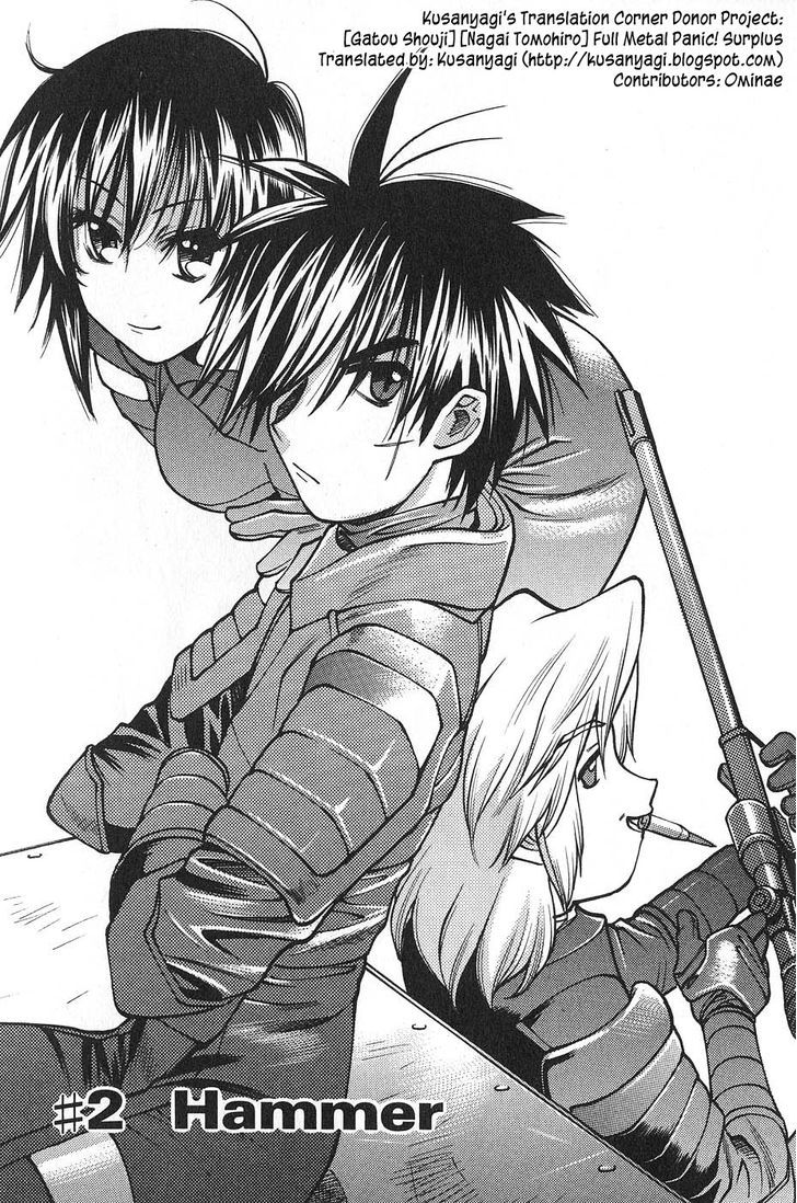 Full Metal Panic! Surplus - Vol.1 Chapter 2 : Hammer